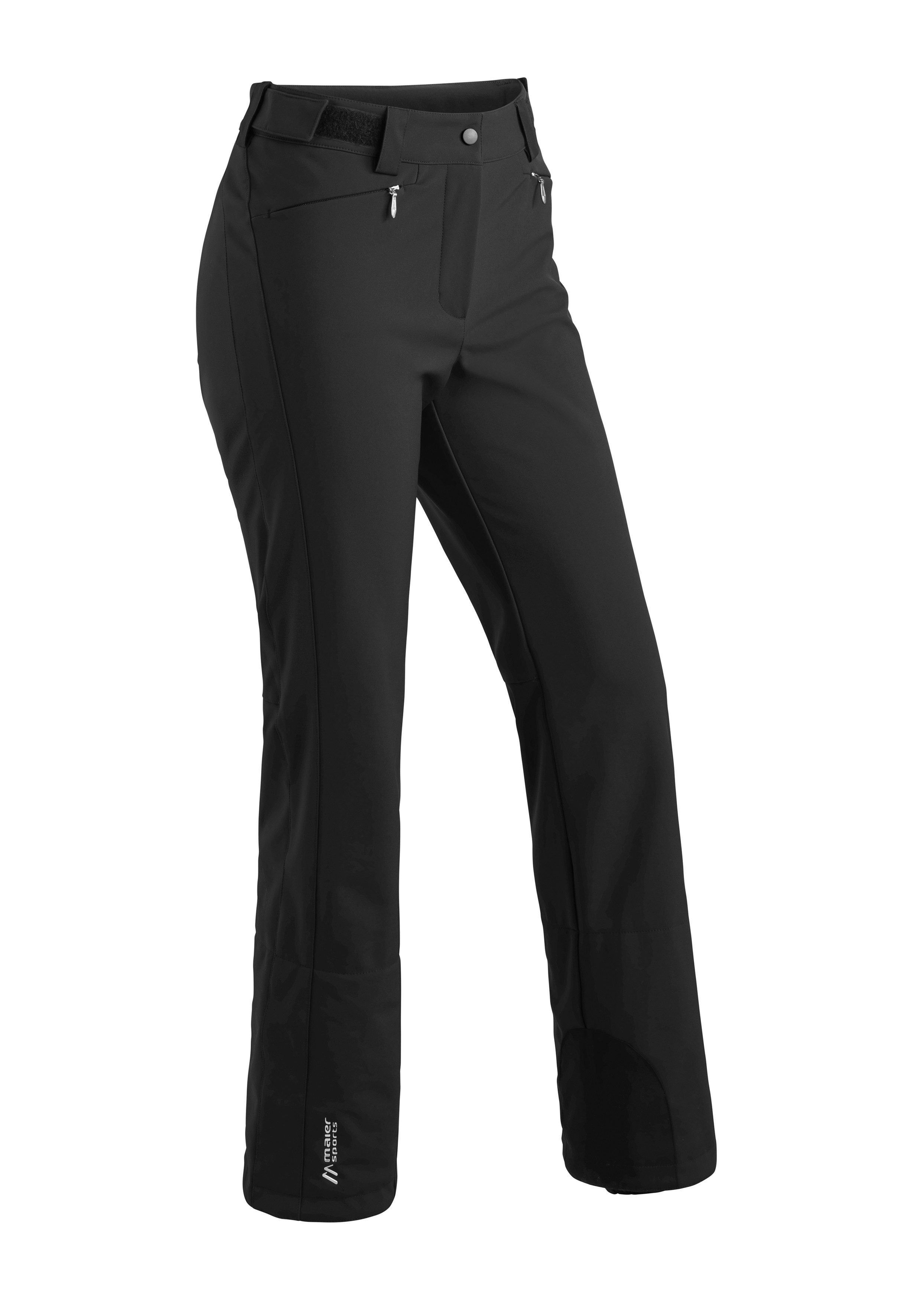 Maier Sports Skihose Mary 2.0 Damen Softshellhose, atmungsaktiv und winddicht, Slim Fit