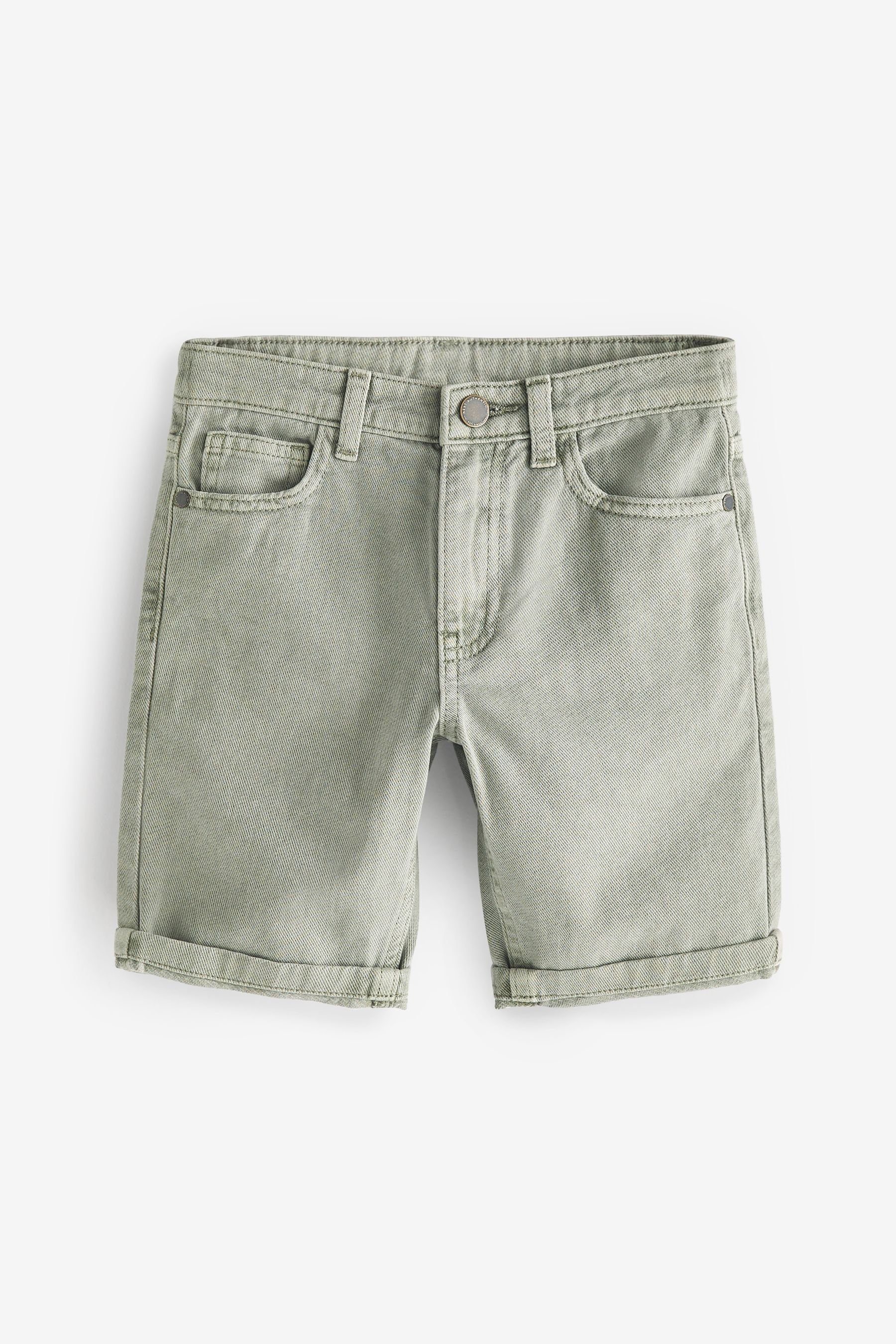 Next Jeansshorts Denim-Shorts (1-tlg) Mineral Green