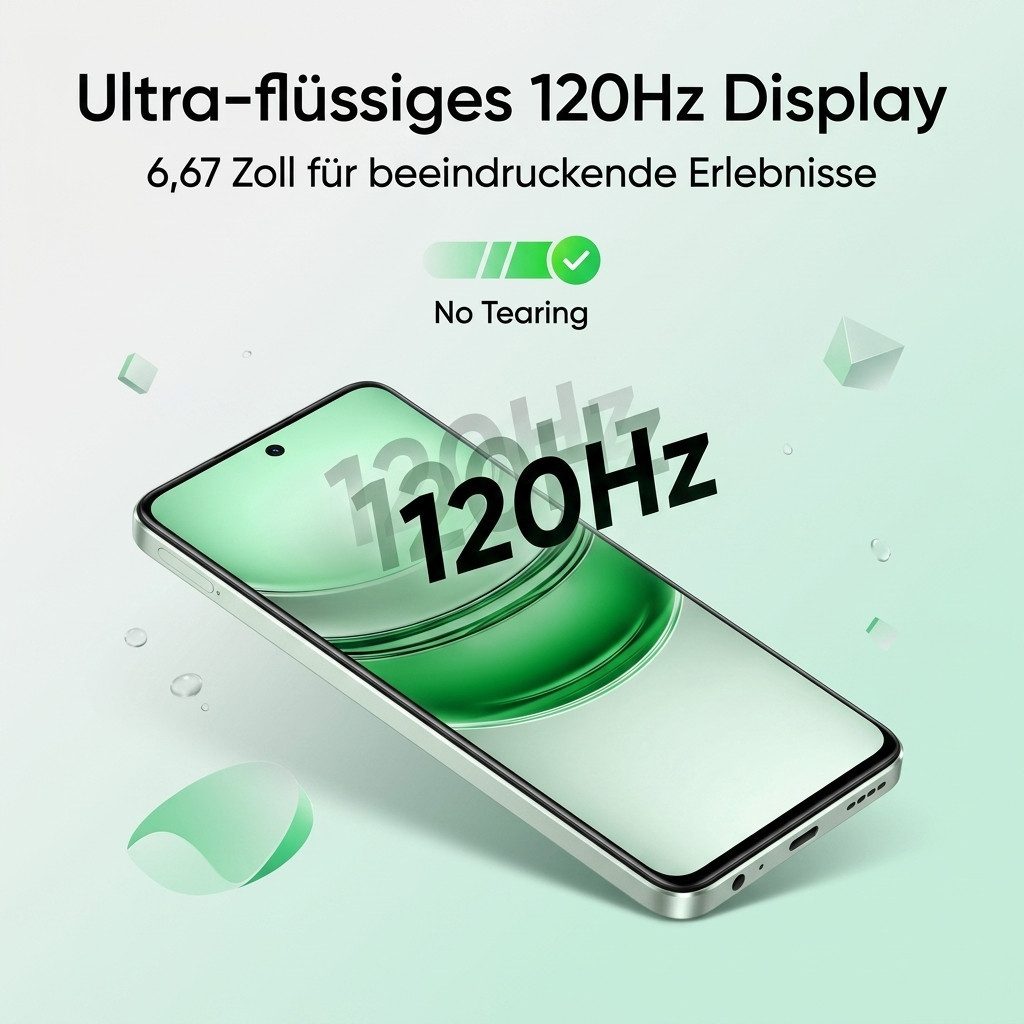Realme 14X Smartphone 6,67" 120Hz Display, Dimensity 6300, 5000mAh Handy Smartphone (6,67 Zoll, 128 GB Speicherplatz, 50 MP Kamera, NFC, Stoßfest IP64, 6+128GB)