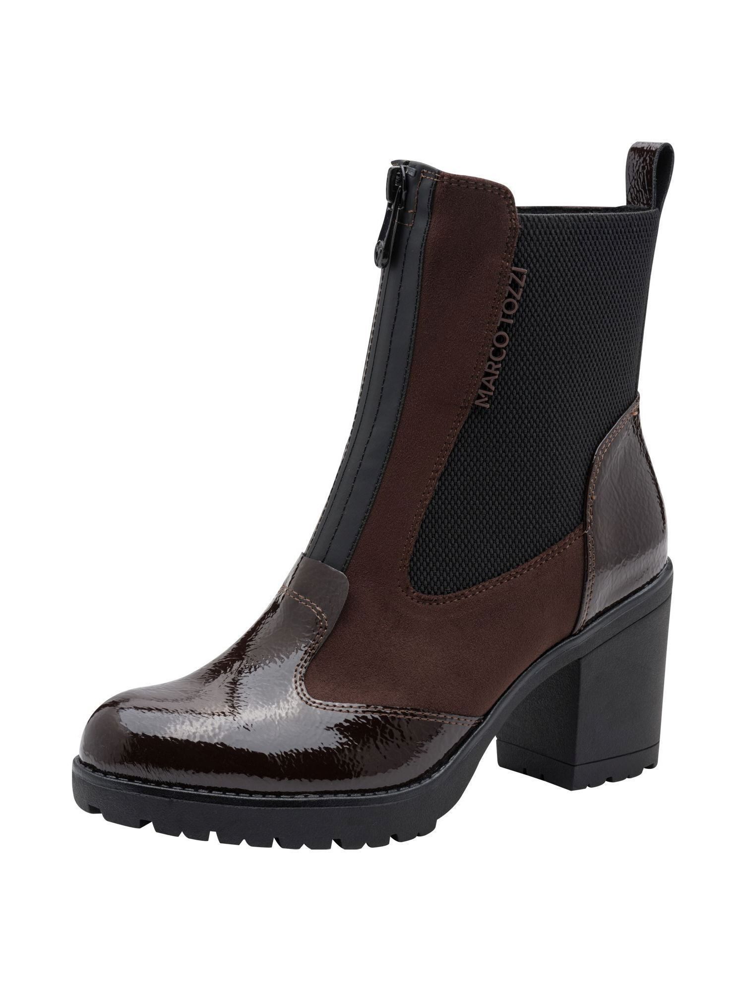 MARCO TOZZI Vegan, MT FEEL ME mit Blockabsatz Blockabsatz Chelseaboots Vegan