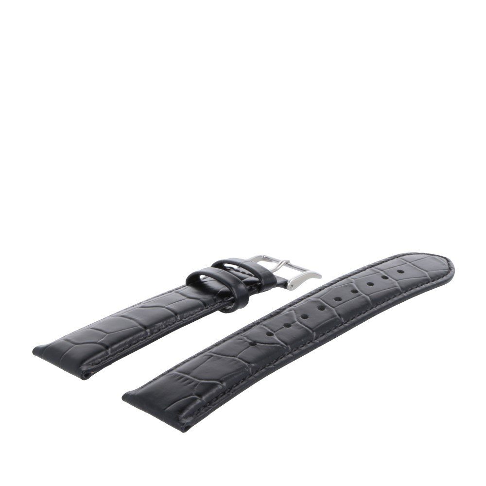 BOSS Uhrenarmband 22mm Leder Schwarz 659302561 günstig online kaufen