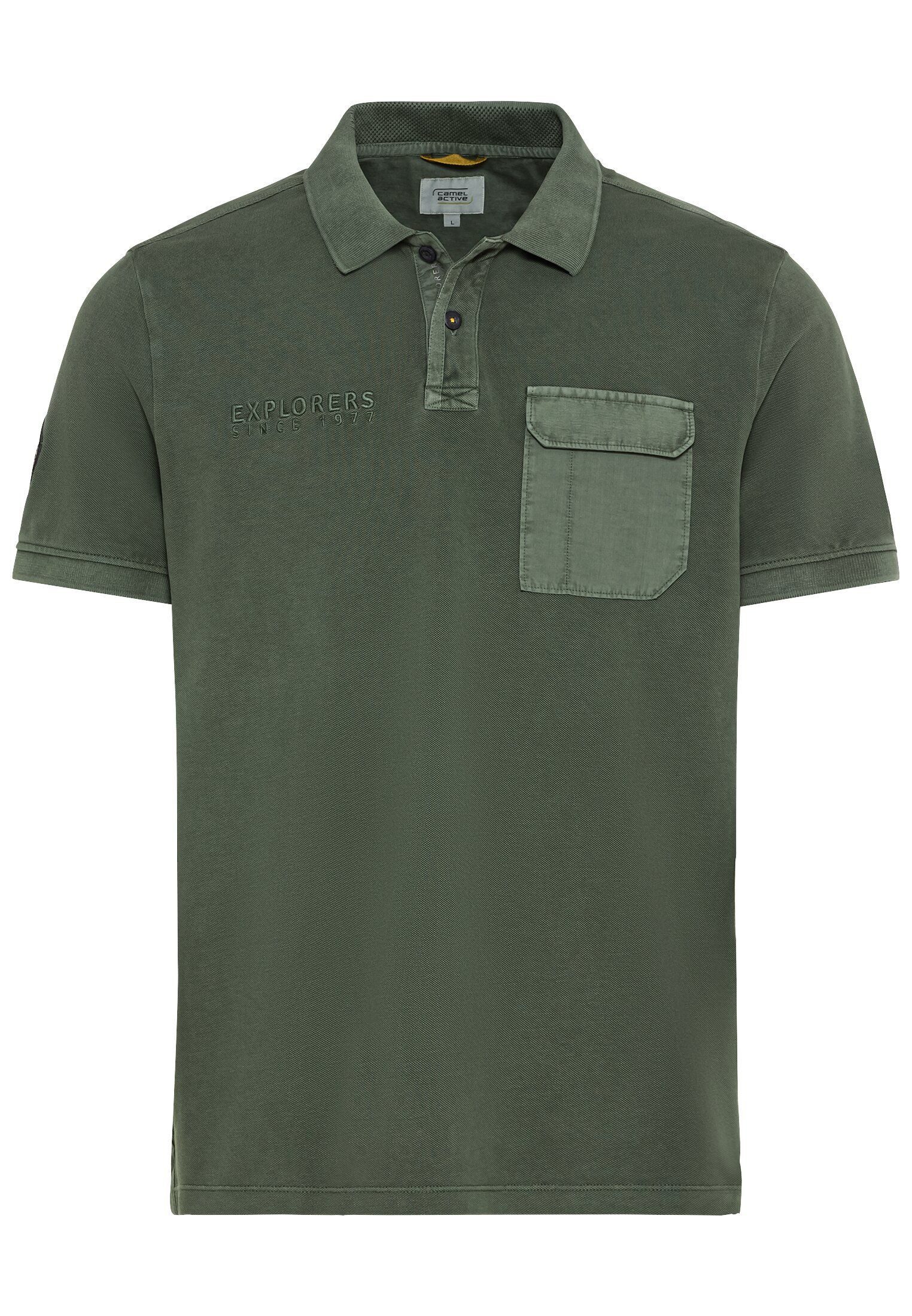 camel active Poloshirt mit floralem Print Shirts_Poloshirt günstig online kaufen