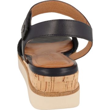 Tamaris Damen Schuhe Leder Komfort Sandale 1-28203-42 Keilsandalette verstellbar, gepolstert