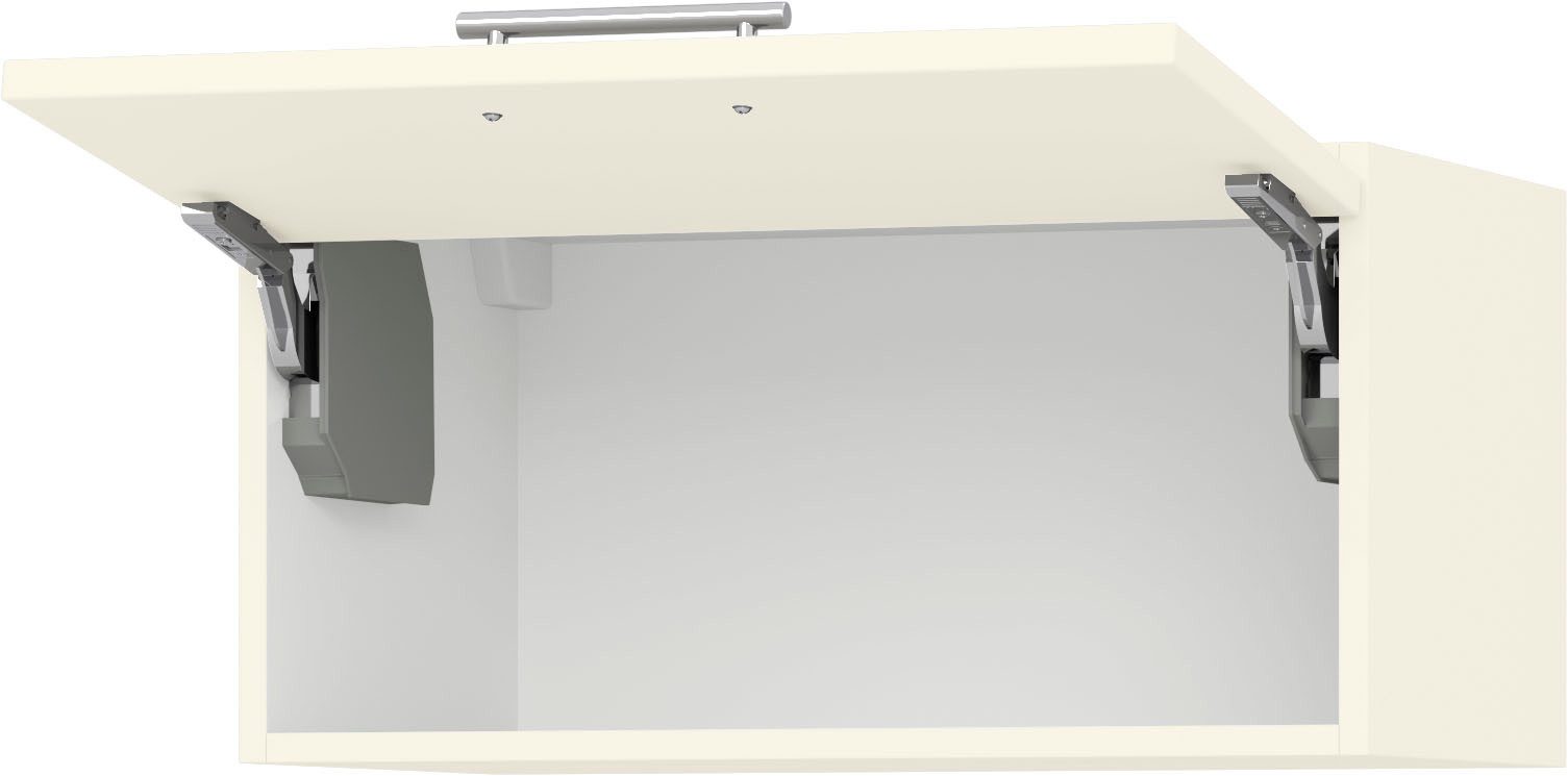 KOCHSTATION Hängeschrank "KS-Scafa" in mehreren Breiten, Höhe 30 cm, mit Klappe