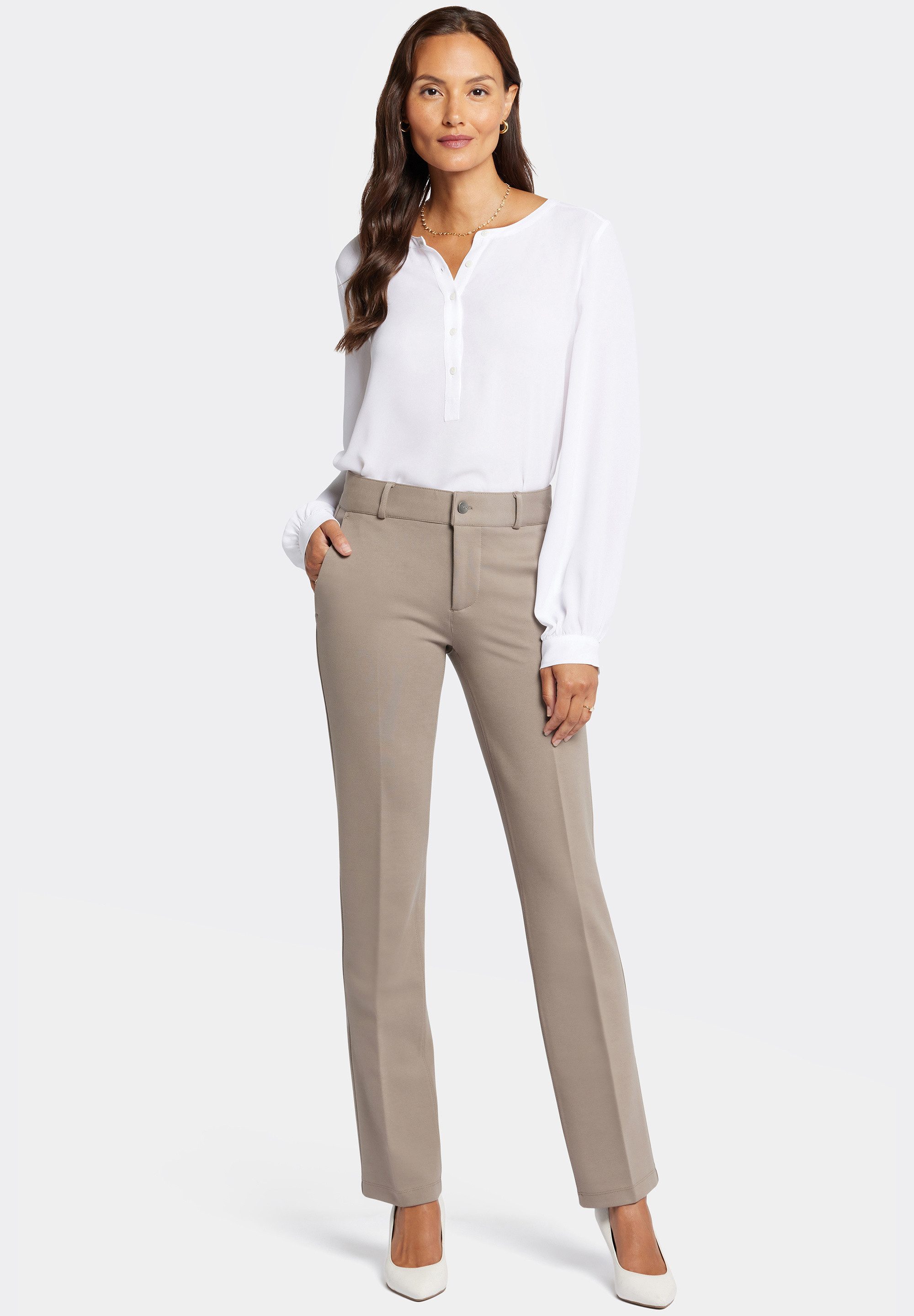 NYDJ Stoffhose Classic Trouser Compression Jersey Elegant, figurschmeicheln günstig online kaufen