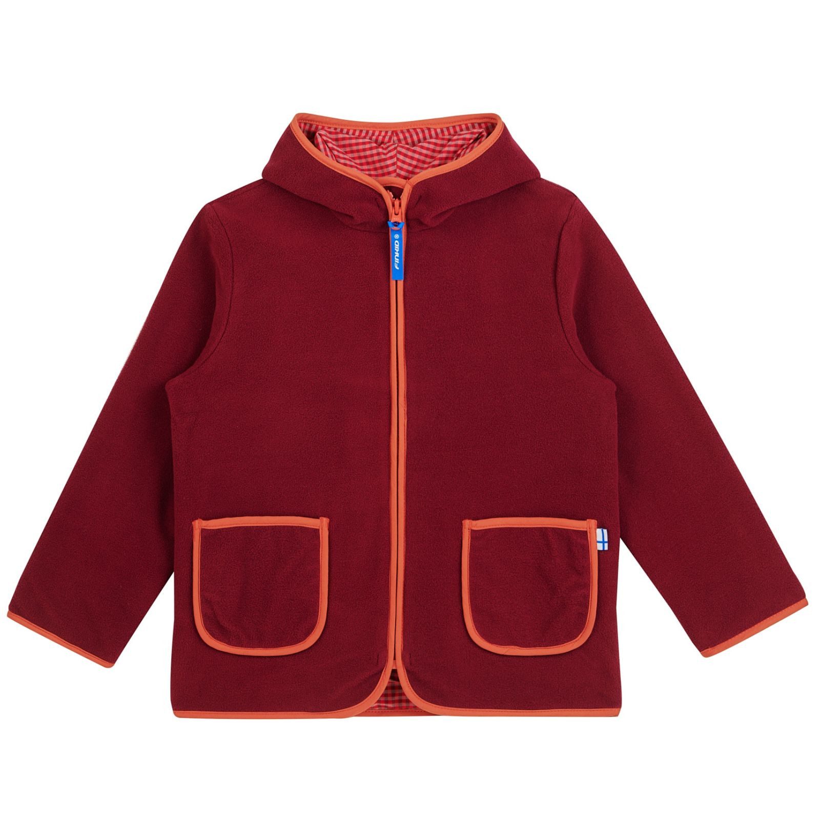 Finkid Allwetterjacke Finkid Tonttu Fleecejacke Beet Red/Fox 100/110 Fleecejacke Fleece Jacket