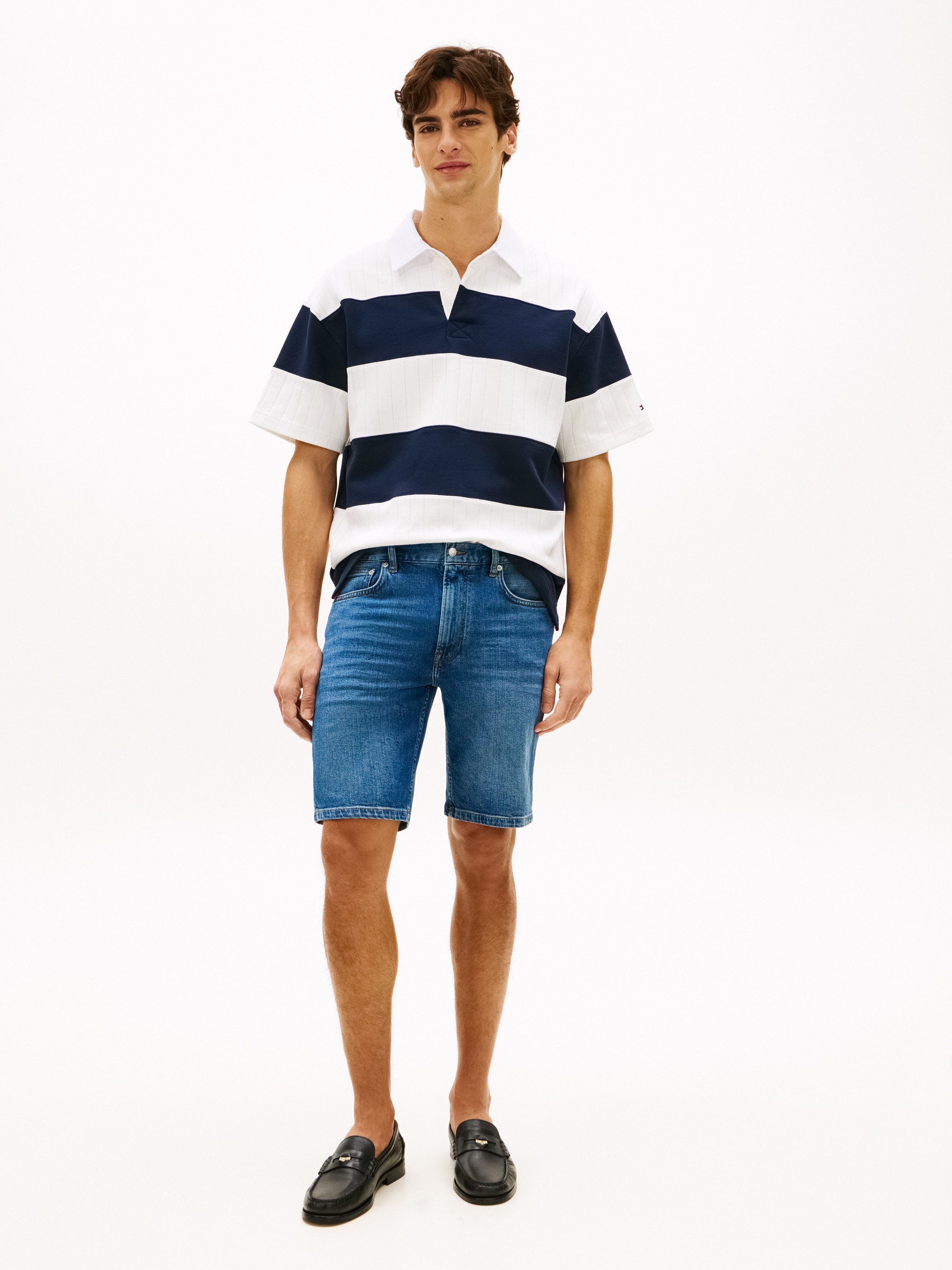 Tommy Hilfiger Jeansshorts DENTON Straight Fit mit Fade-Effekt