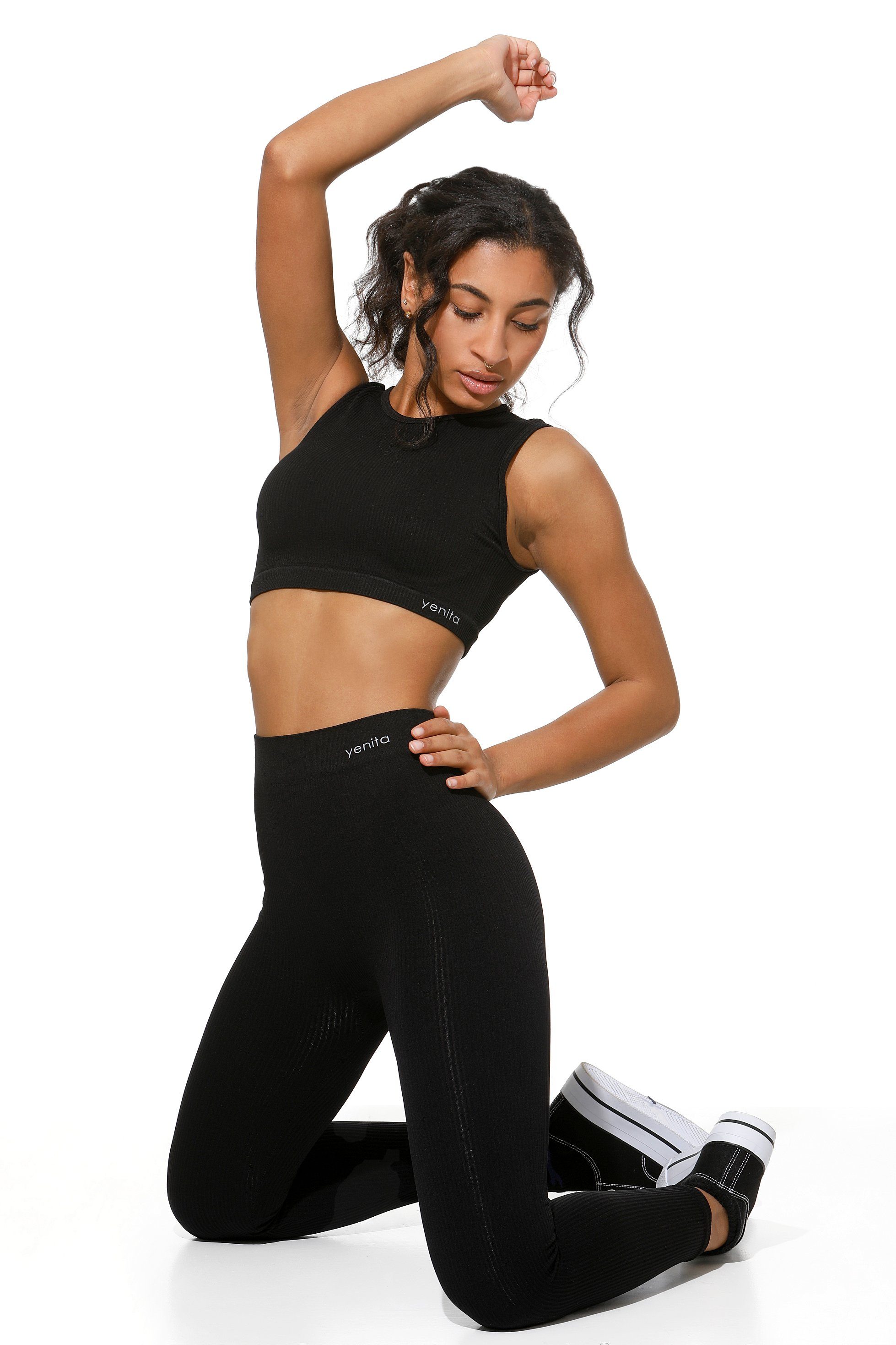 Yenita® Sporttop "Ribbed Collection"