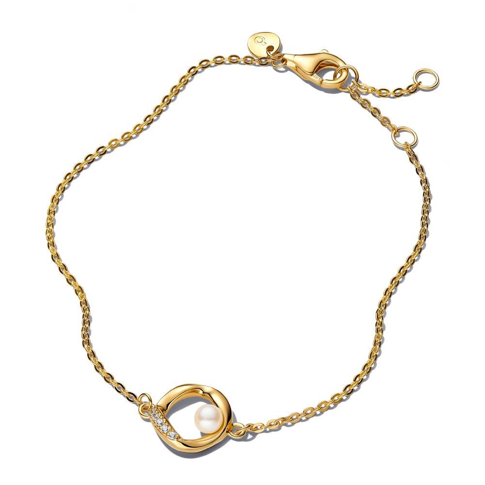 Pandora Armband Armband für Damen mit Zirkonia, vergoldet von PANDORA Essen günstig online kaufen