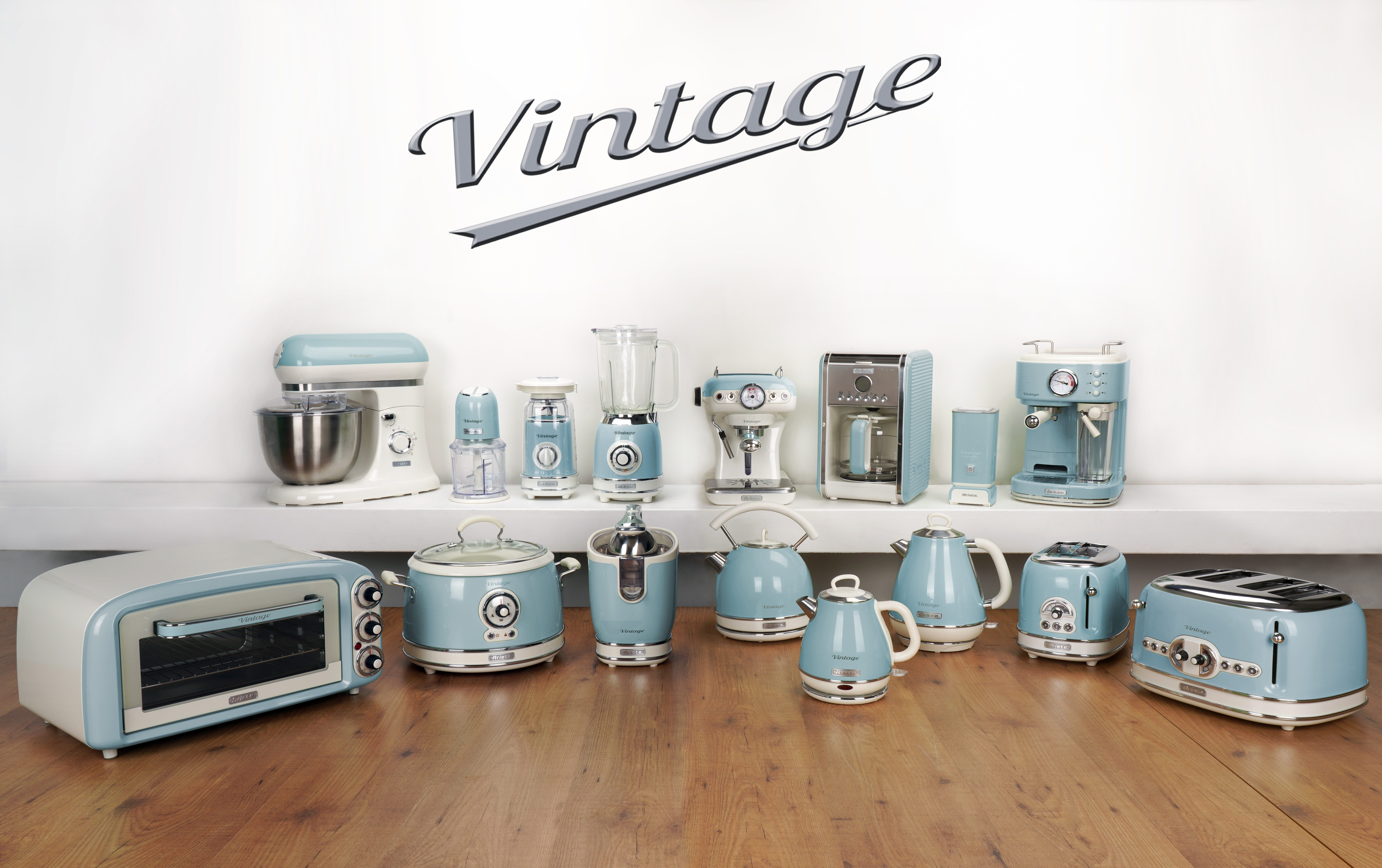 Ariete Wasserkocher 2877BL Vintage, 1,7 l, 2200 W – Bild 5 von 5