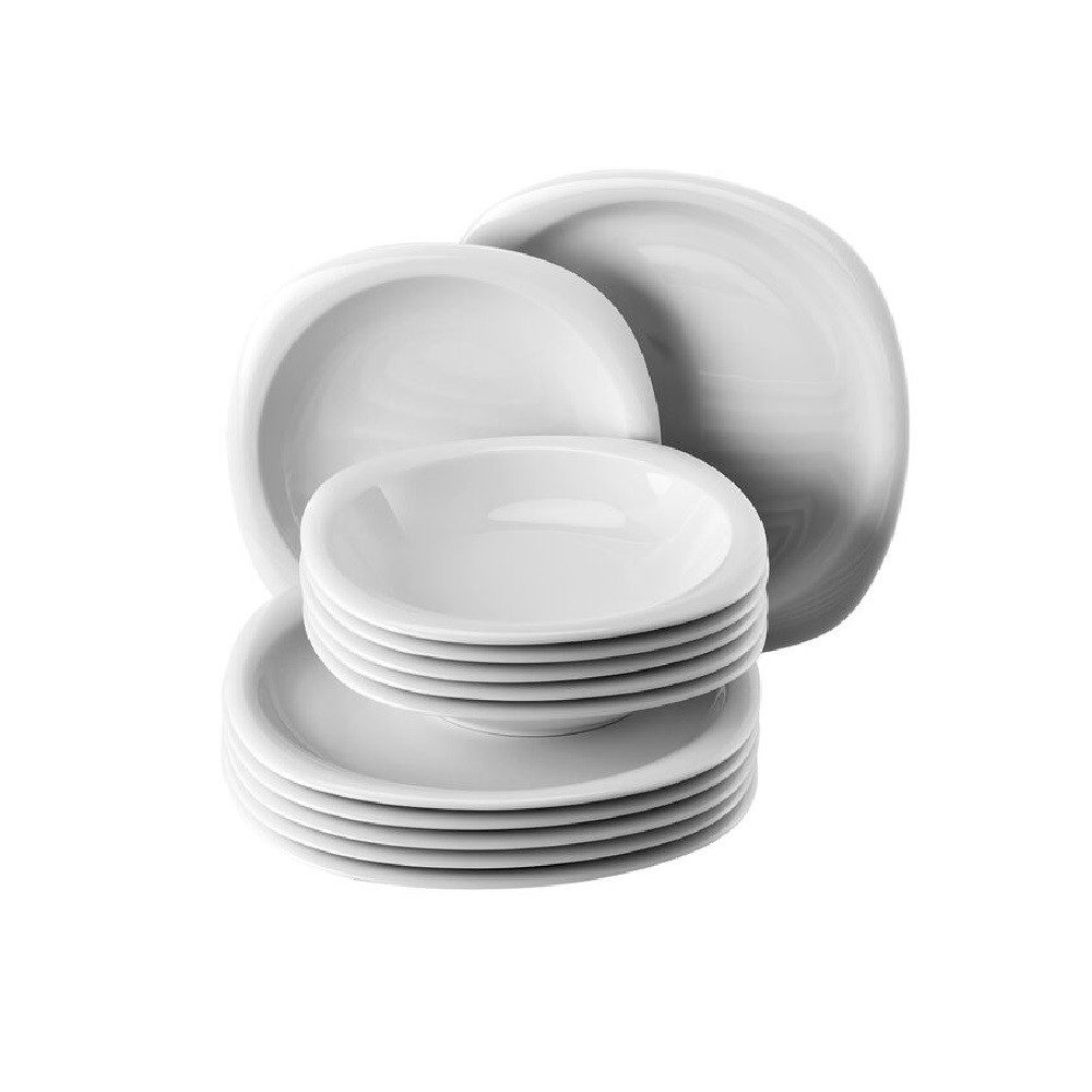 Rosenthal Столовый сервиз Rosenthal Suomi Weiß Tafelset 12-tlg., 6 Personen, Porzellan