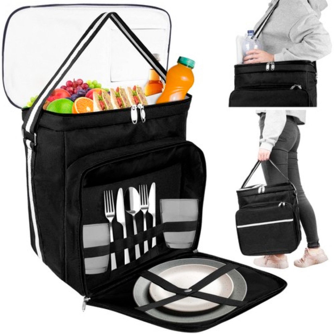 MALATEC Picknicktasche Thermo-Picknicktasche - Strandtasche Snacktasche günstig online kaufen