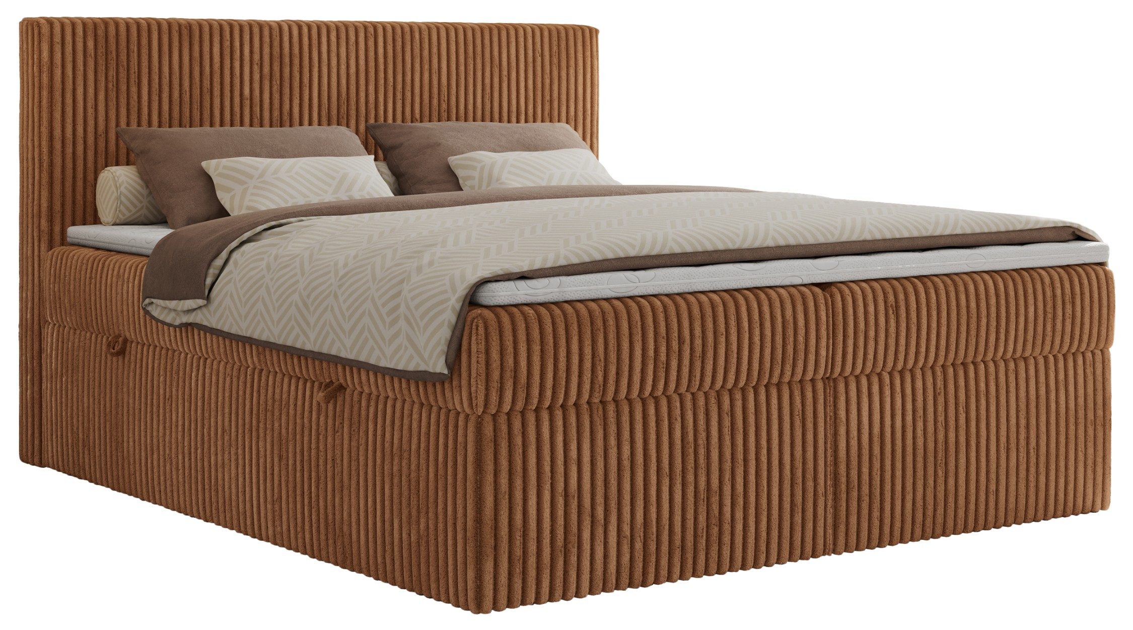 MKS MÖBEL Boxspringbett TILIANO (Packung, Set, Gepolstertes Kopfteil, Toppe günstig online kaufen