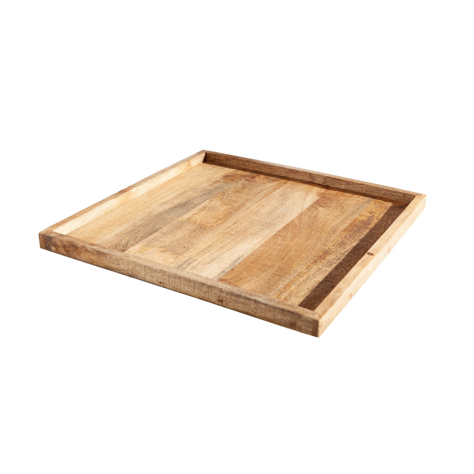 riess-ambiente Dekotablett MAKASSAR 50cm natur, aus Massivholz