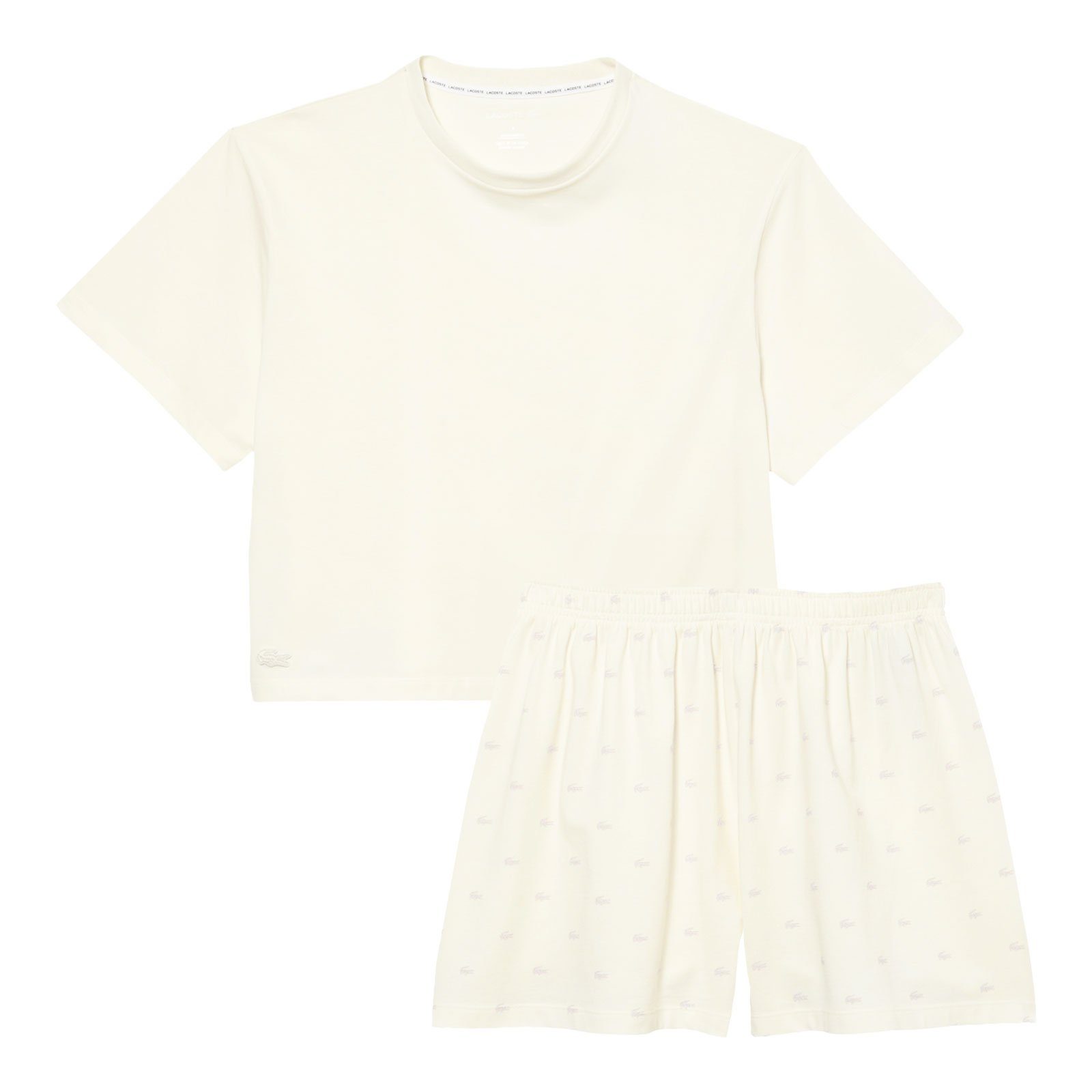 Lacoste Pyjama Shorty flour (2 tlg) günstig online kaufen