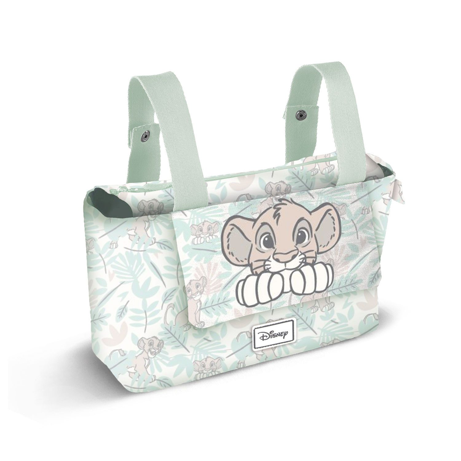 Karactermania Kinderwagen-Tasche Disney König der Löwen Simba Wickeltasche Babytasche Mommybag, für Mama und Papa unterwegs mit ausreichend Platz