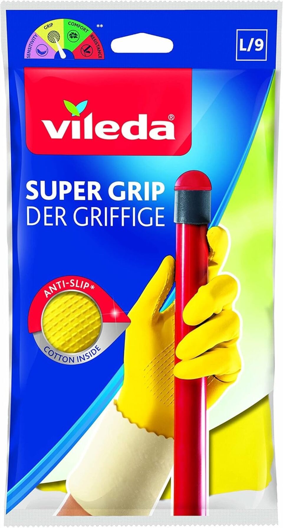 Vileda Putzhandschuh Der Griffige Haushaltshandschuh Größe günstig online kaufen