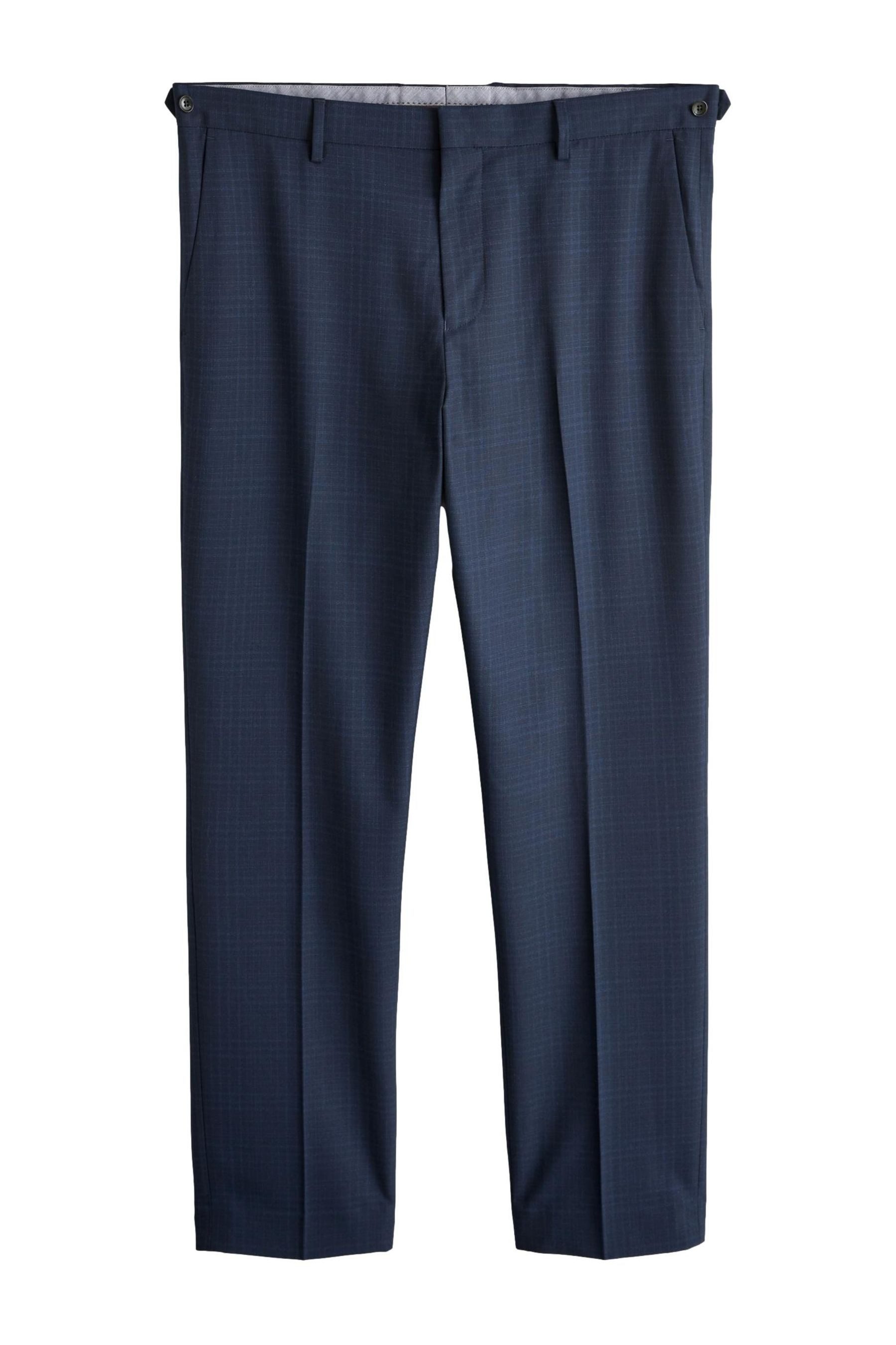 Anzughose Slim Fit Anzughose mit Karomuster