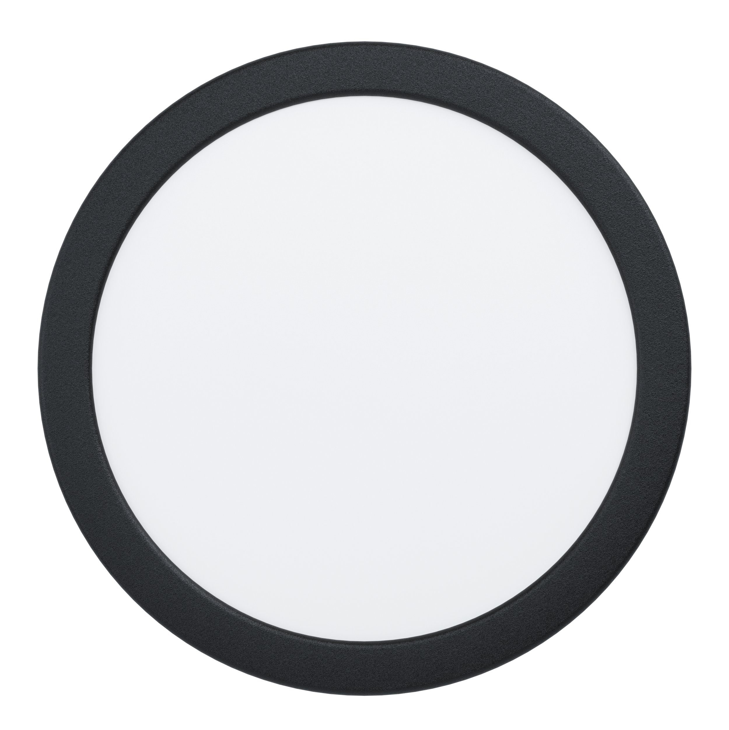 EGLO LED Einbauleuchte Fueva 5, Leuchtmittel inklusive, Einbauleuchte - Ø21,6 x ET26 cm - schwarz - 17W inkl.