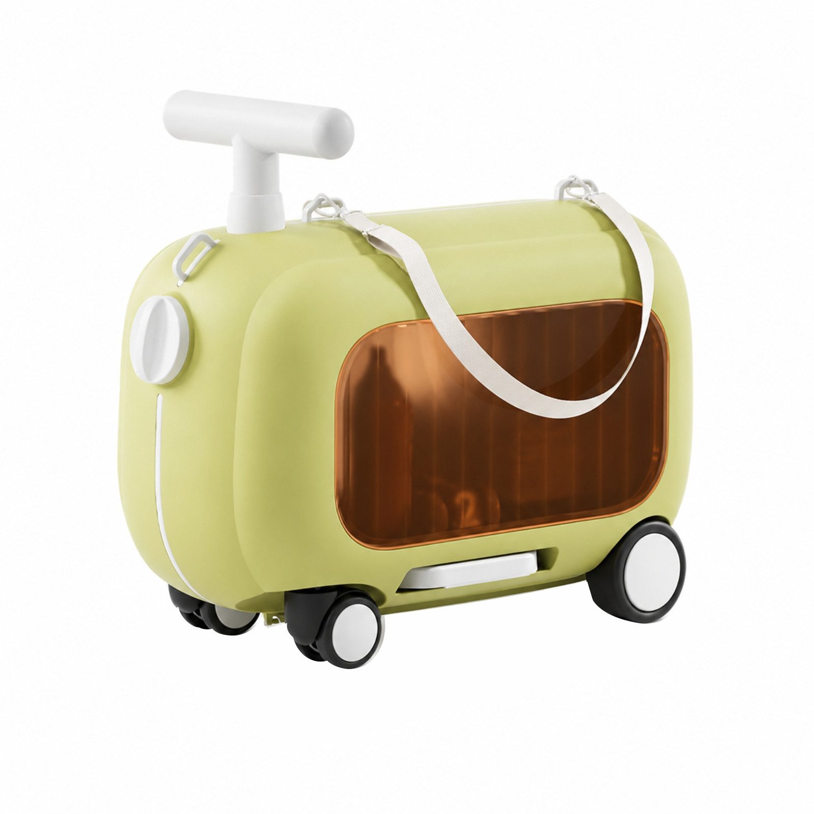 Jumpeak Kinderkoffer Perfekter Kindertrolley,zum Sitzen & Ziehen,für Flugreisen, 4 Rollen, Praktischer Sicherer Reisebegleiter,für Kinder,mit Sitz & Stauraum