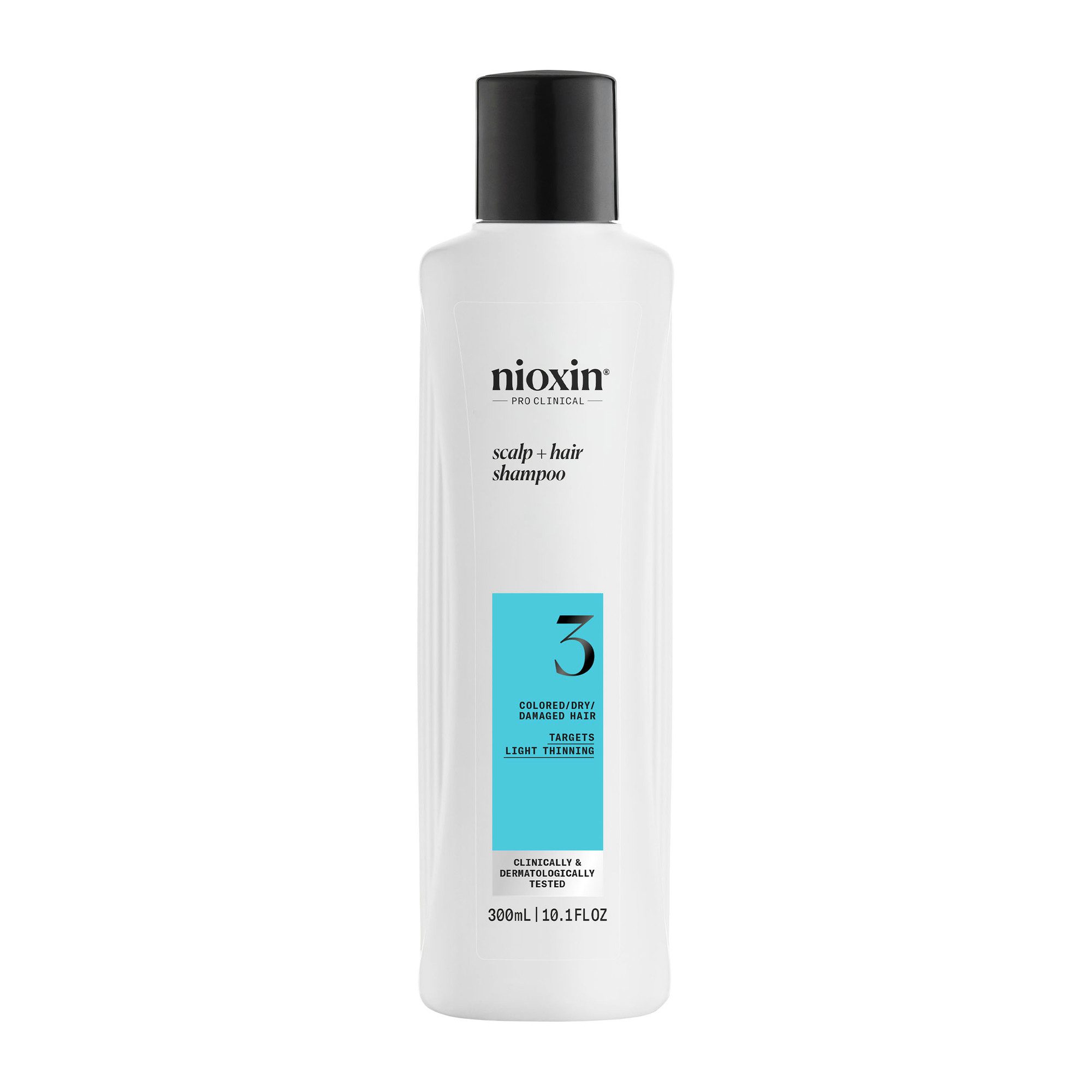 Nioxin Haarshampoo Scalp + Hair System 3 Shampoo, mehr Volumen, schützt vor Haarbruch, speziell für coloriertes Haar