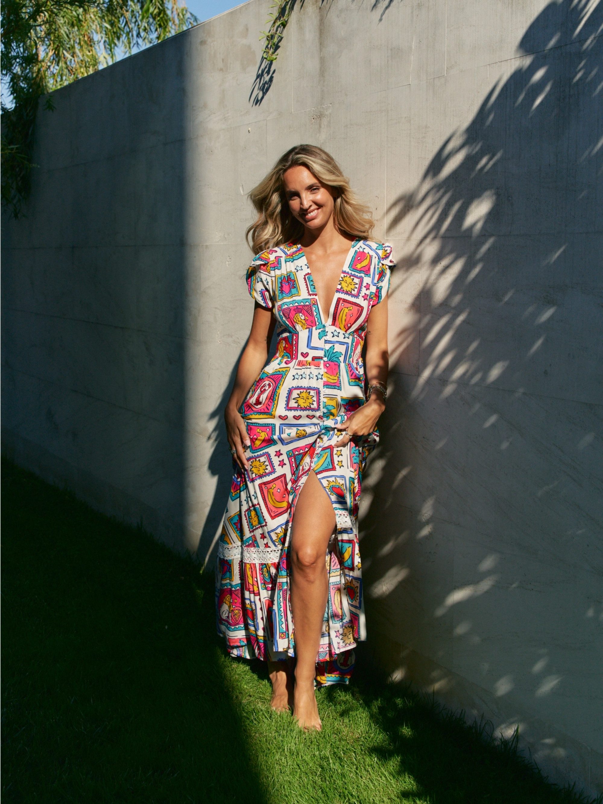 ANNIS Fashion & Accessoires Maxikleid "FIESTA SOL" v. Jaase (1-tlg) NEU, Vi günstig online kaufen