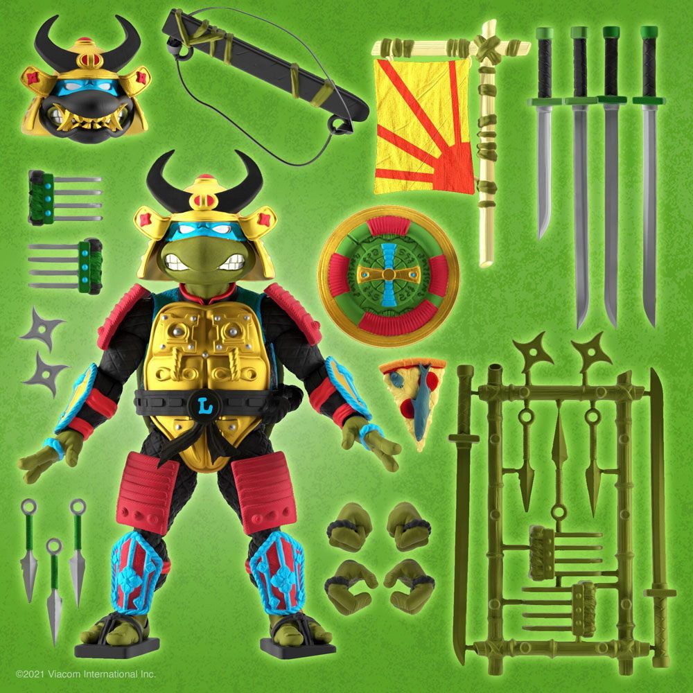 Super7 Actionfigur Teenage Mutant Ninja Turtles Ultimates Leo the Sewer Samurai 18 cm