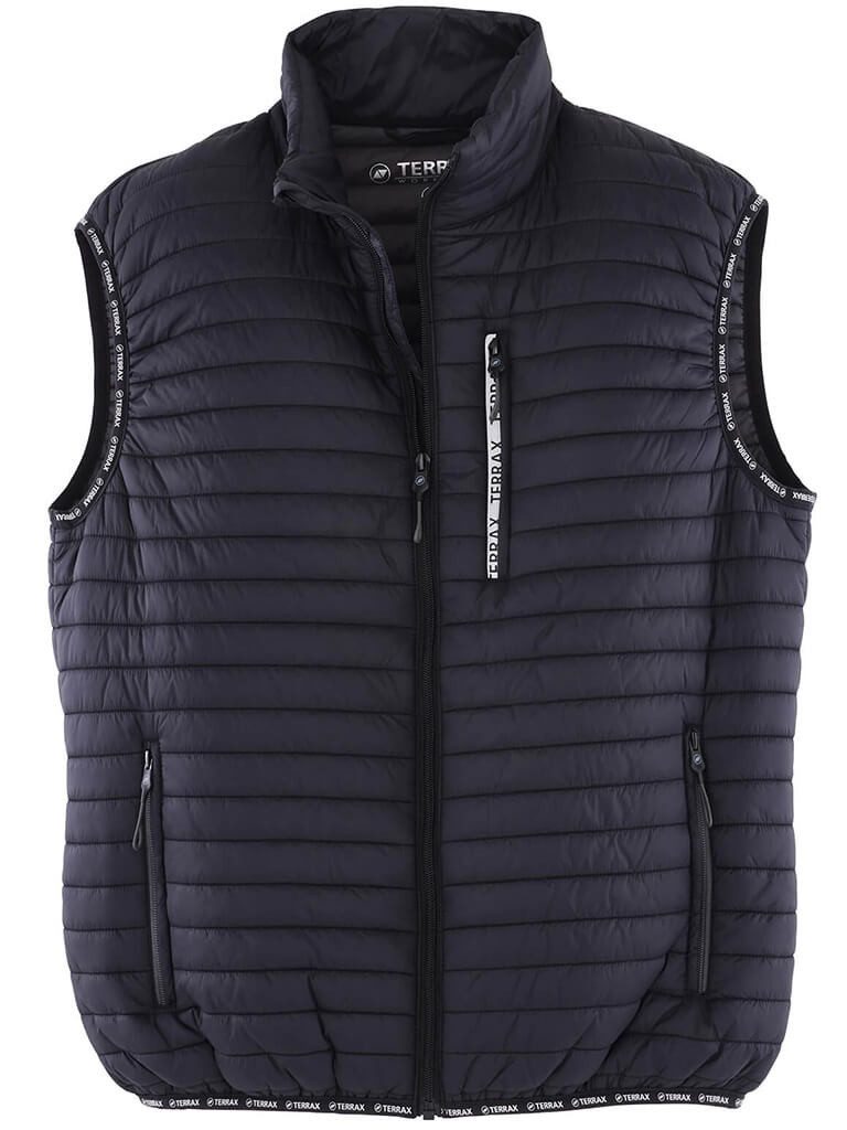 Terrax Workwear Steppweste Herren Weste gesteppt mit Stehkragen und Reißver günstig online kaufen
