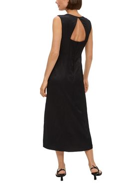 s.Oliver BLACK LABEL Maxikleid Maxi-Kleid aus Leinenmix