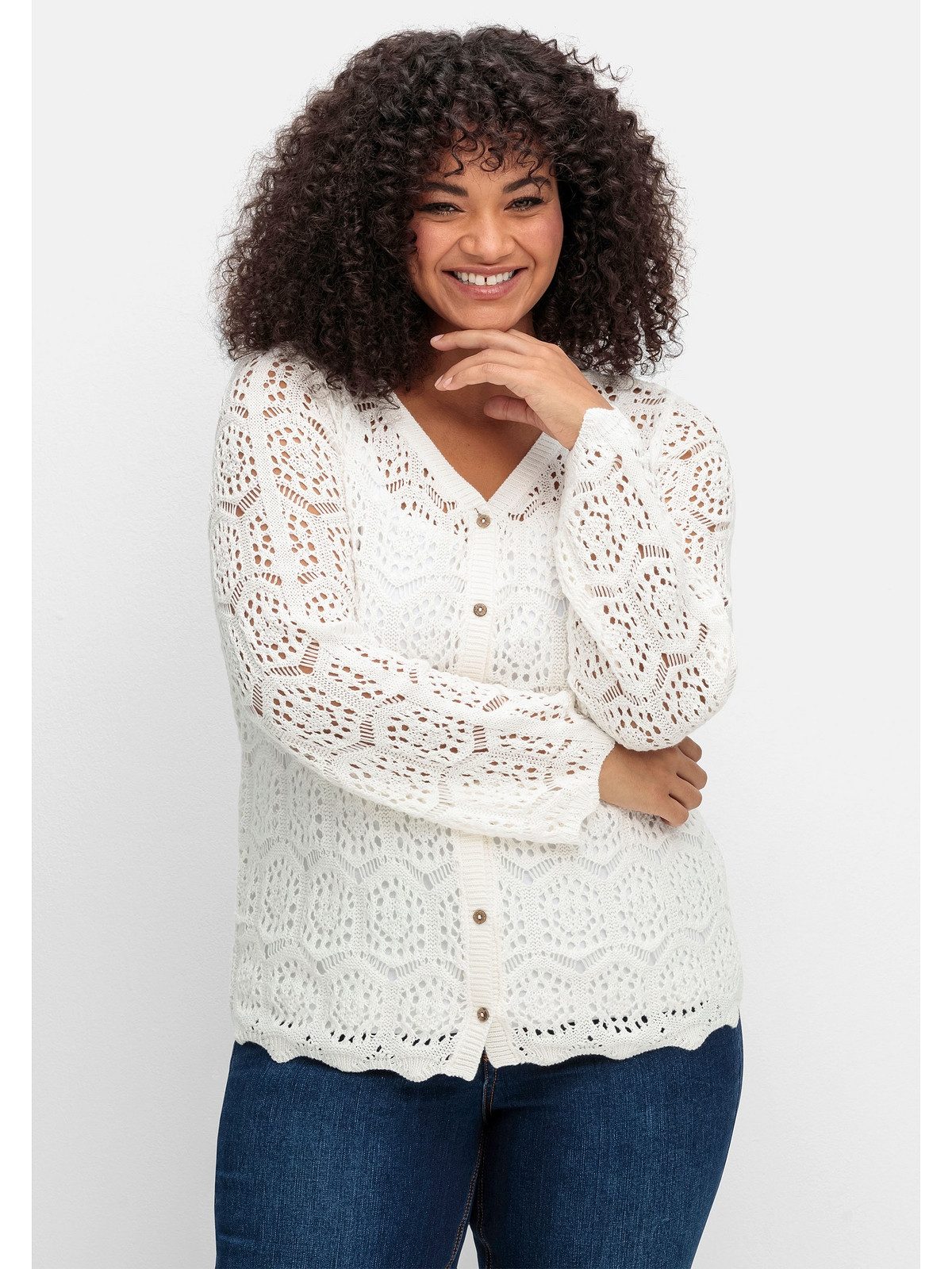 sheego by Joe Browns Strickjacke Große günstig online kaufen