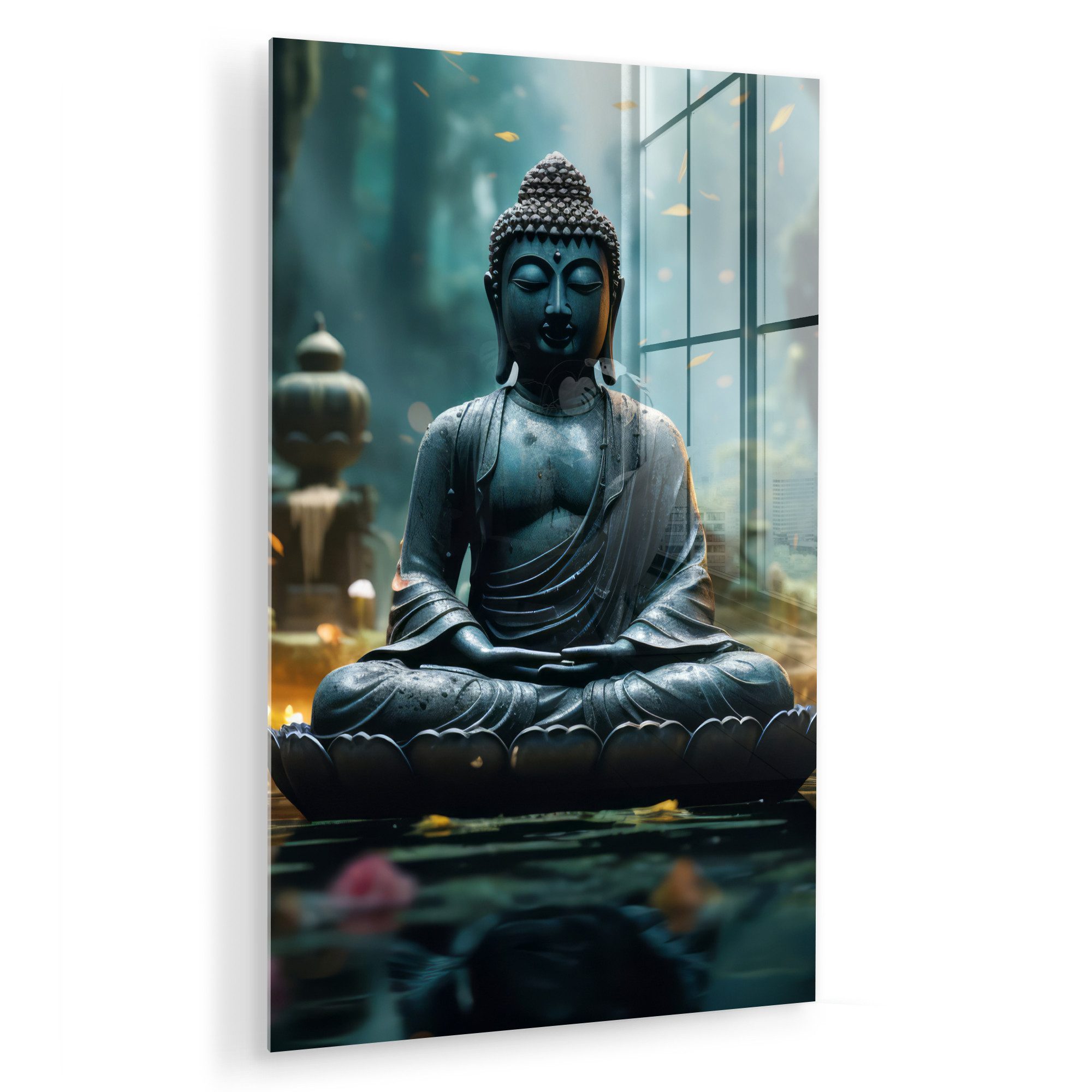 MuchoWow Acrylglasbild Buddha - Statue - günstig online kaufen