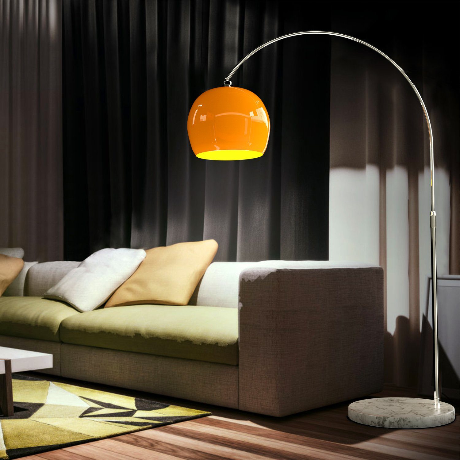 CCLIFE Bogenlampen LED Bogenleuchte Bogenlampe Stehlampe günstig online kaufen