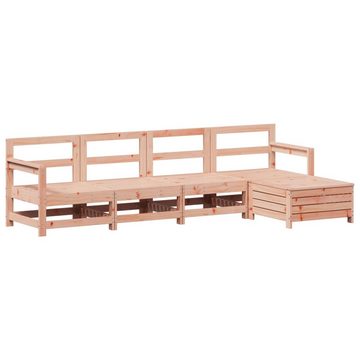 vidaXL Gartenlounge-Set 5-tlg. Garten-Sofagarnitur Massivholz Douglasie