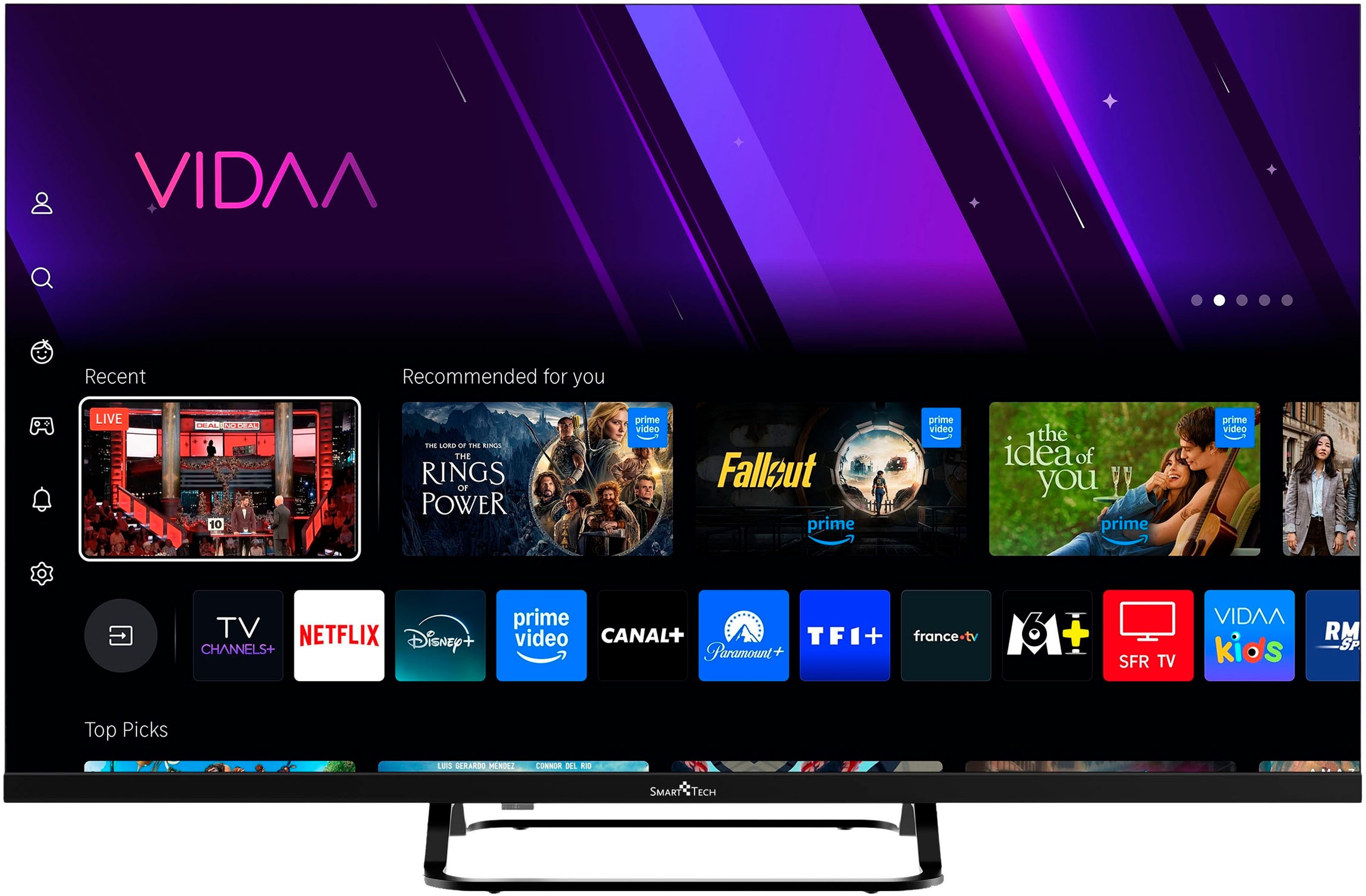 Smart Tech 32HV02V LED-Fernseher (80 cm/32 Zoll, HD ready, Smart-TV) – Bild 2 von 5