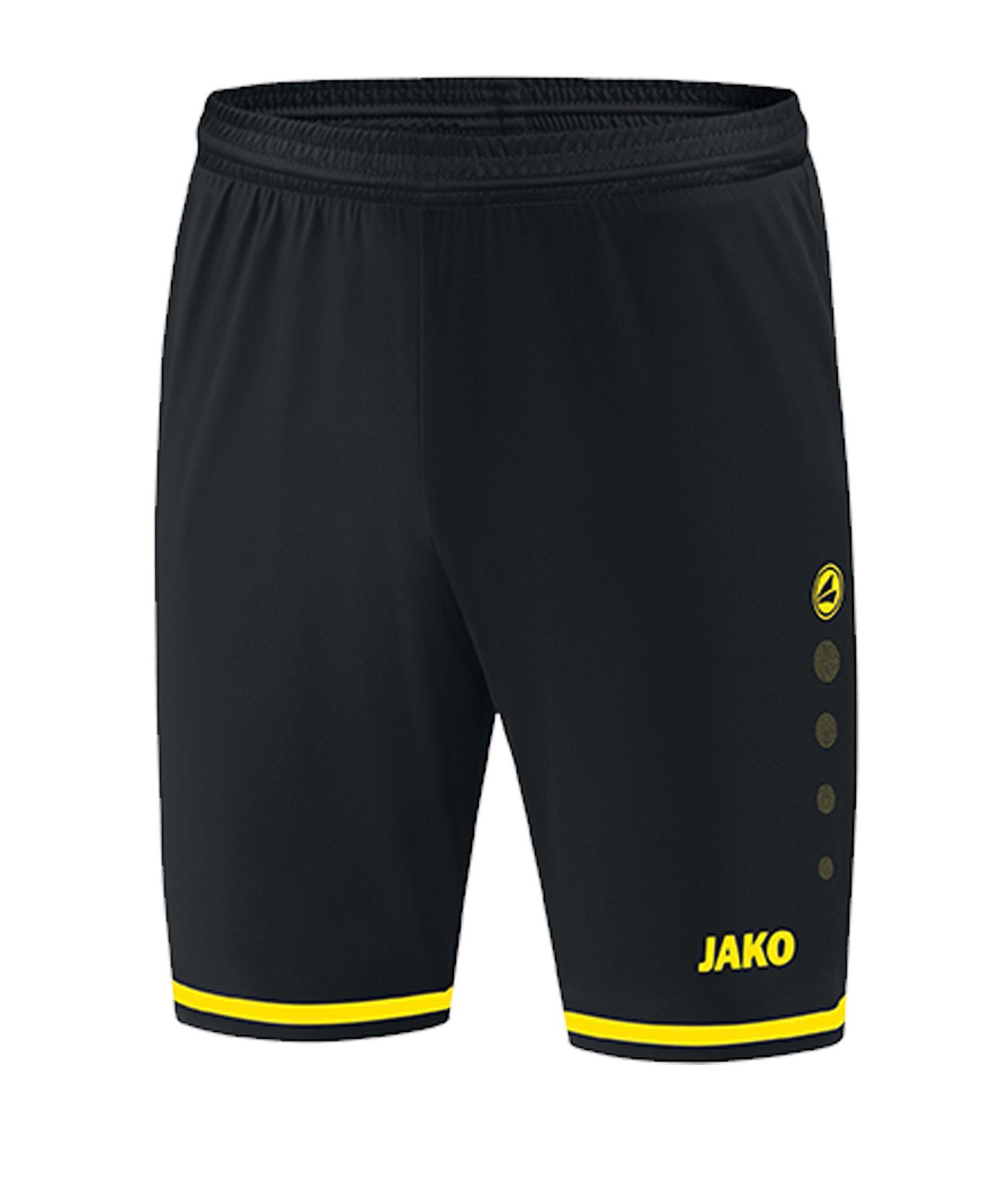 Jako Sporthose Striker 2.0 Short schwarzschwarzgelb