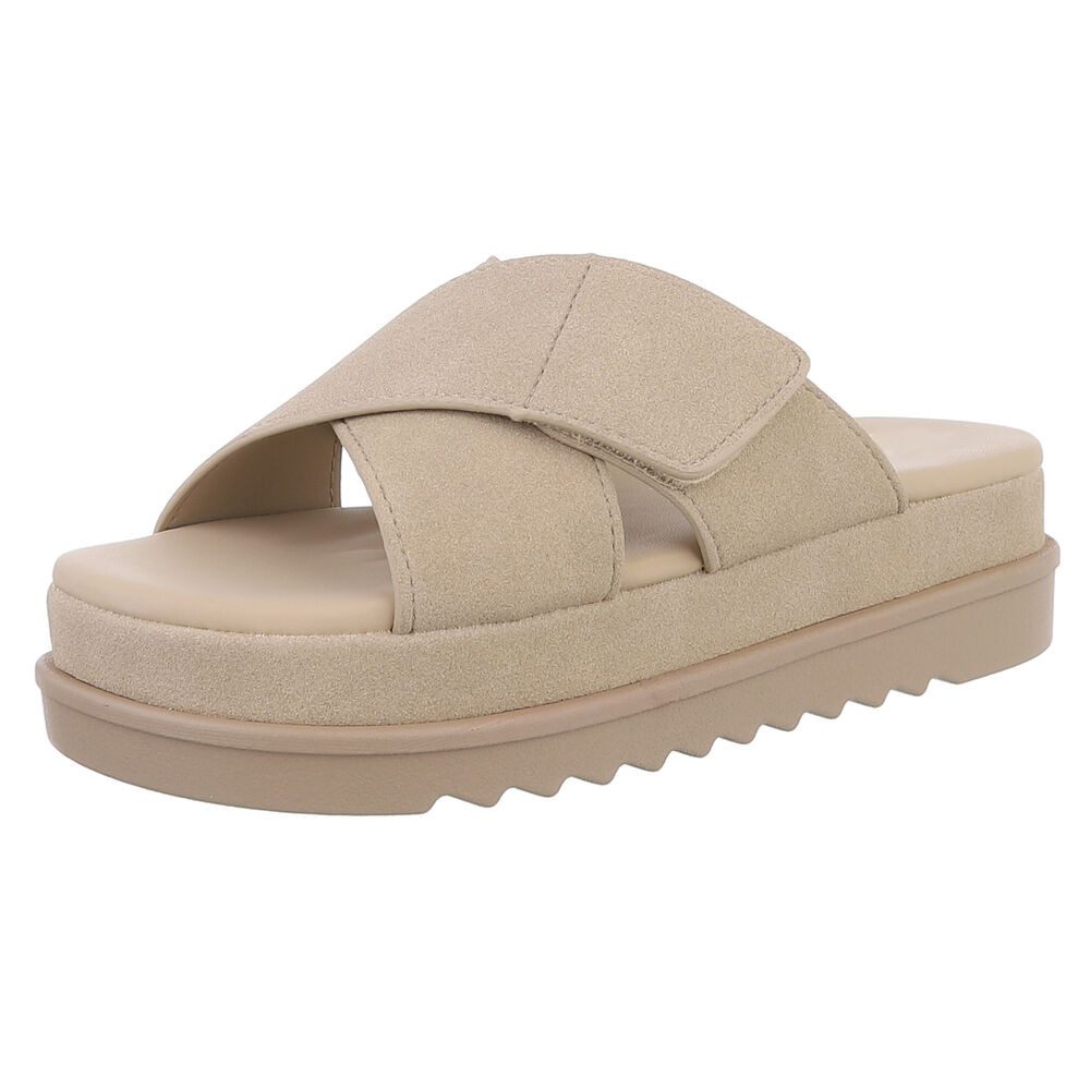 Ital-Design Bequeme Damen-Sandalen mit Klettverschluss in günstig online kaufen