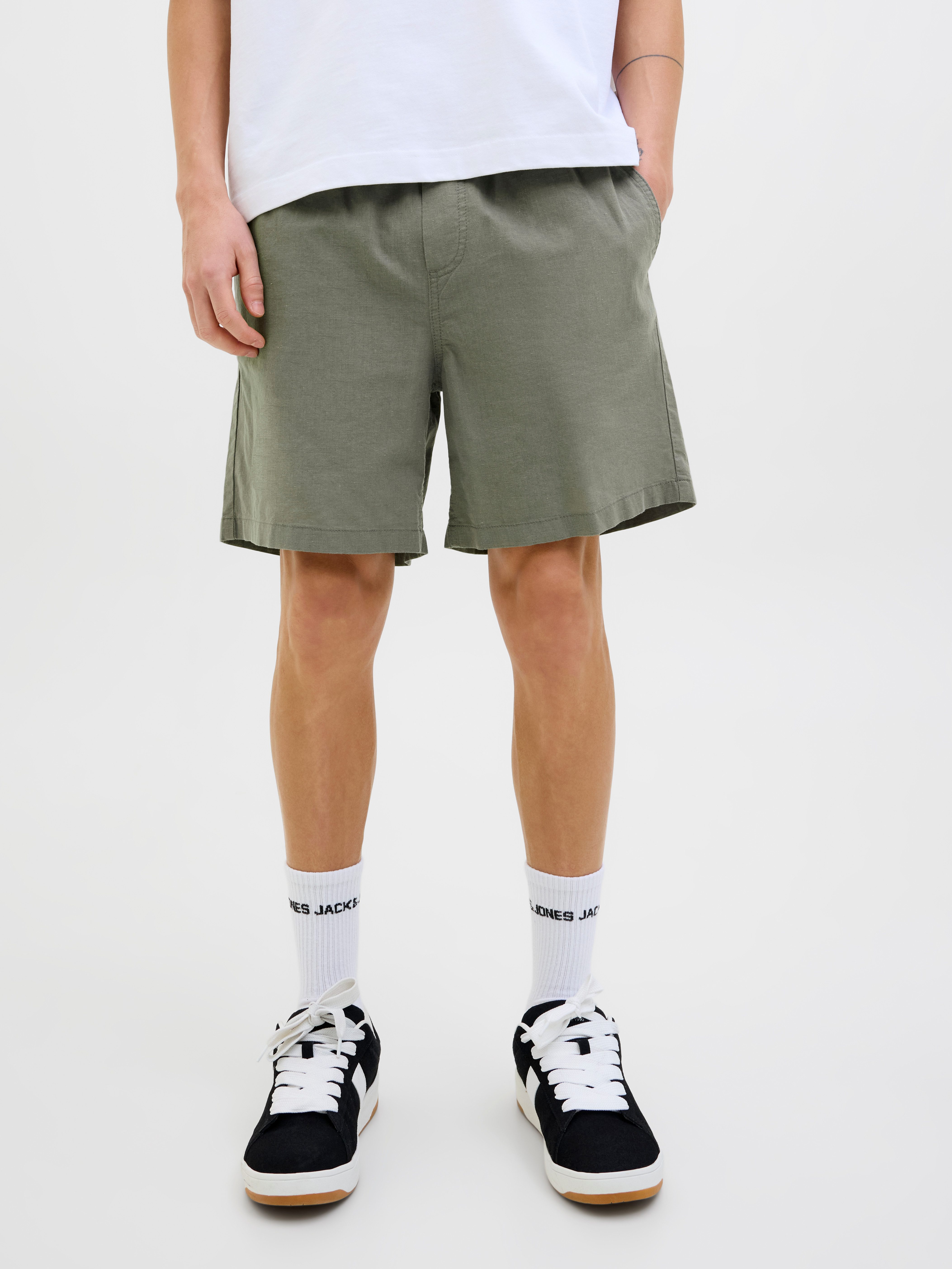 Jack & Jones Herren Short JPSTJAIDEN SUMMER LINEN BLEND SHORT- Relaxed Fit günstig online kaufen