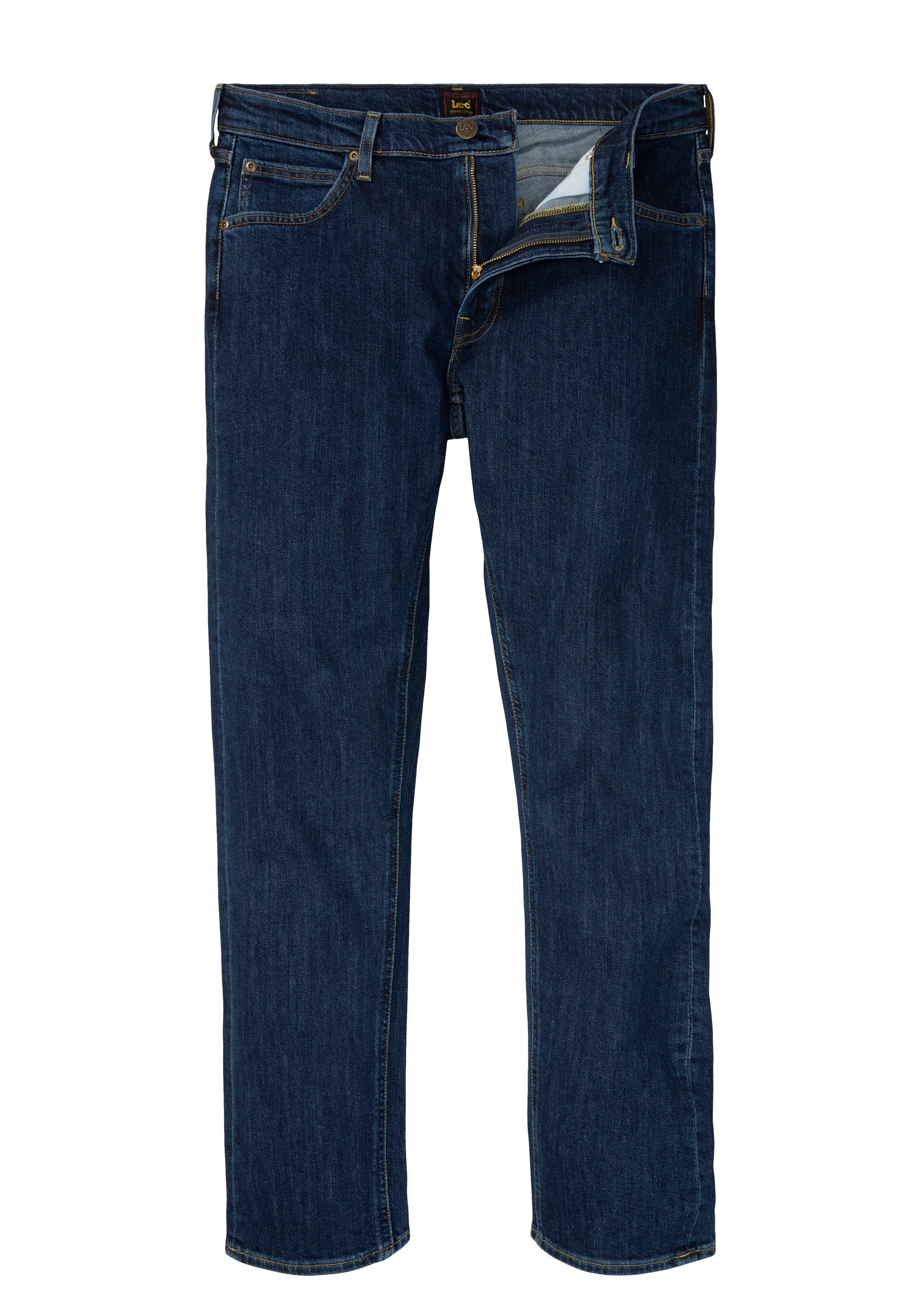 stone DAREN FLY deep dark ZIP Lee® Regular-fit-Jeans