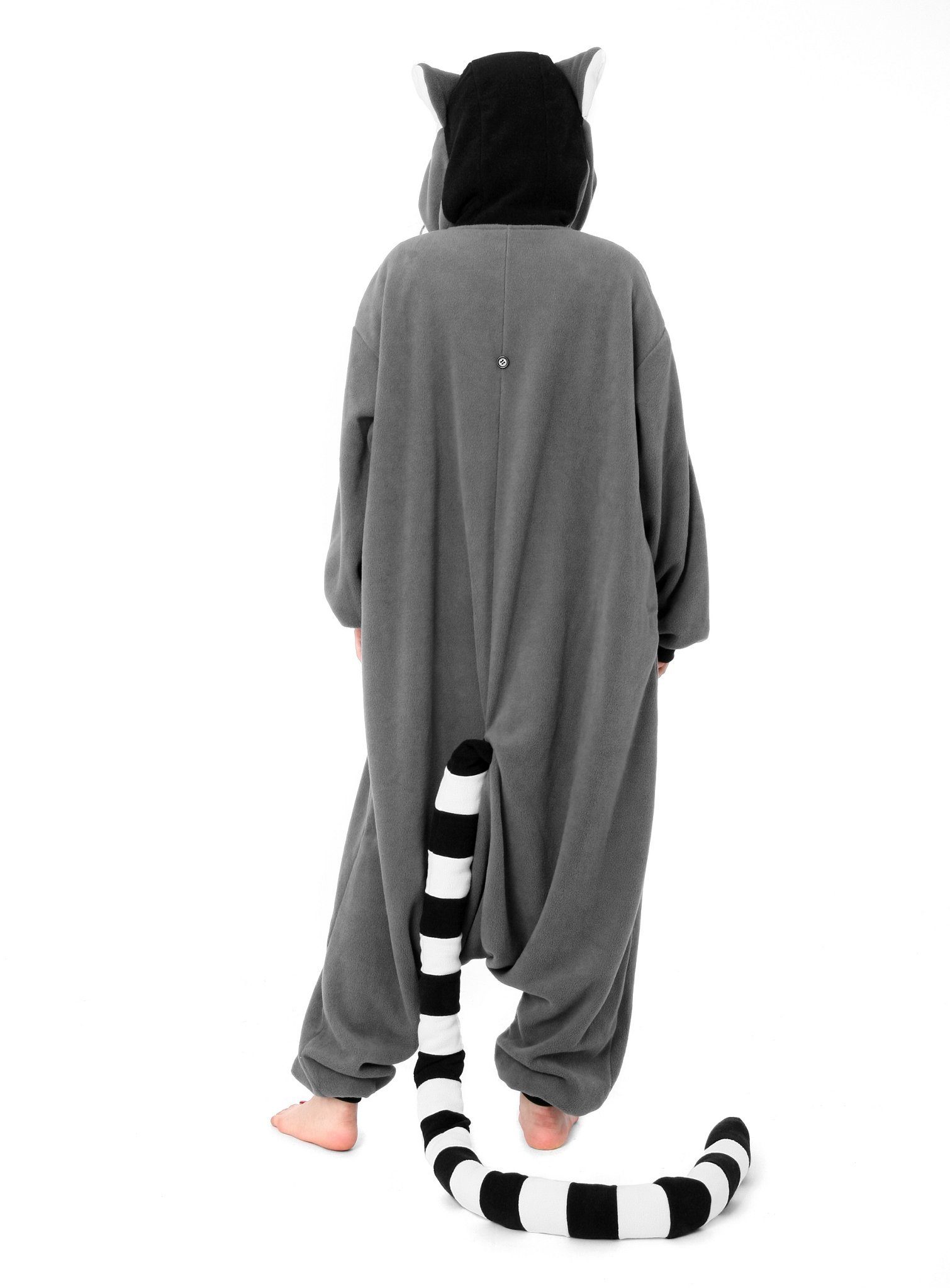 Metamorph Kostüm Lemur Overall Tierkostüm Karneval Faschingskostüm, Das Original aus Japan: kuscheliger Onesie von Sazac