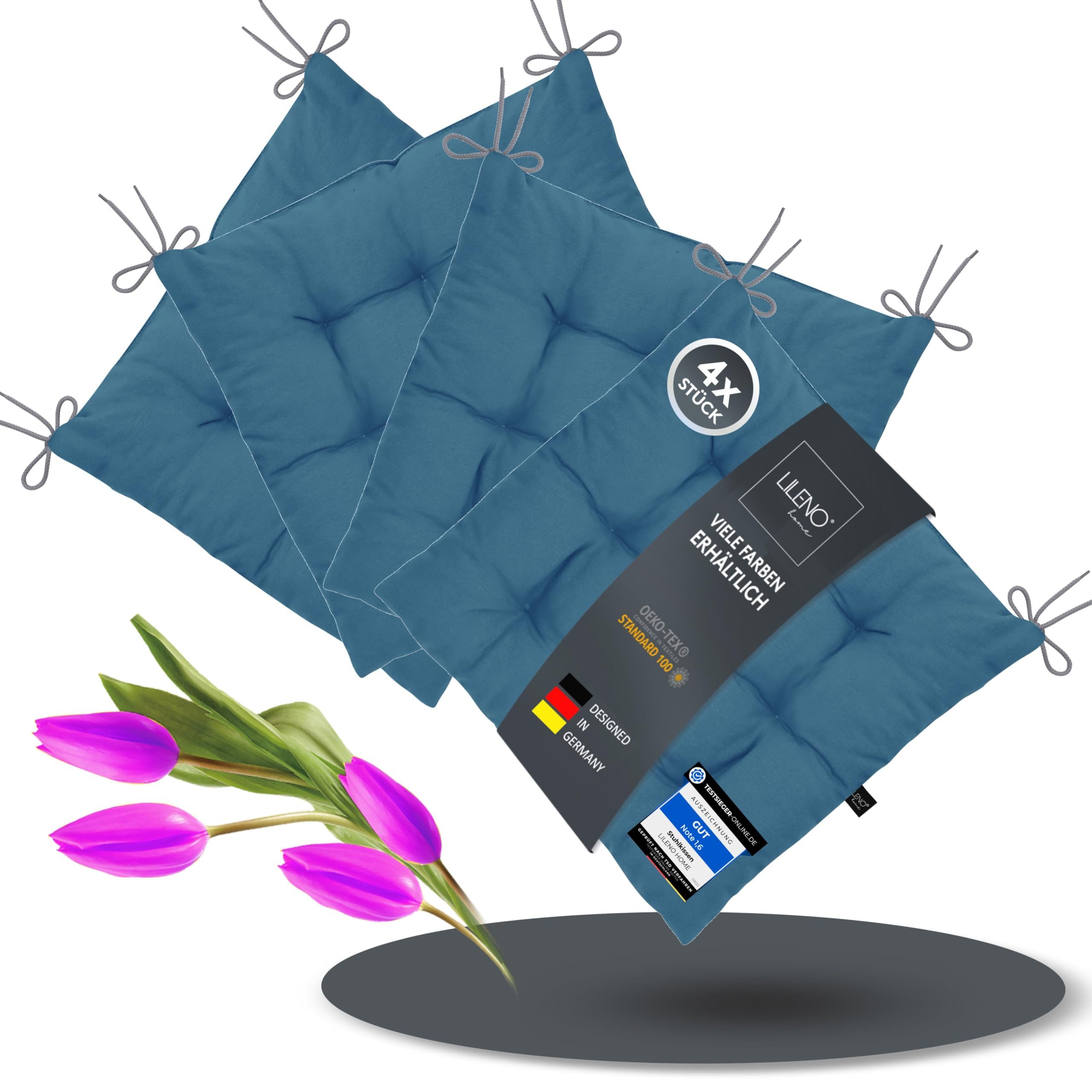 LILENO HOME Stuhlkissen Sitzkissen für Gartenstuhl, günstig online kaufen
