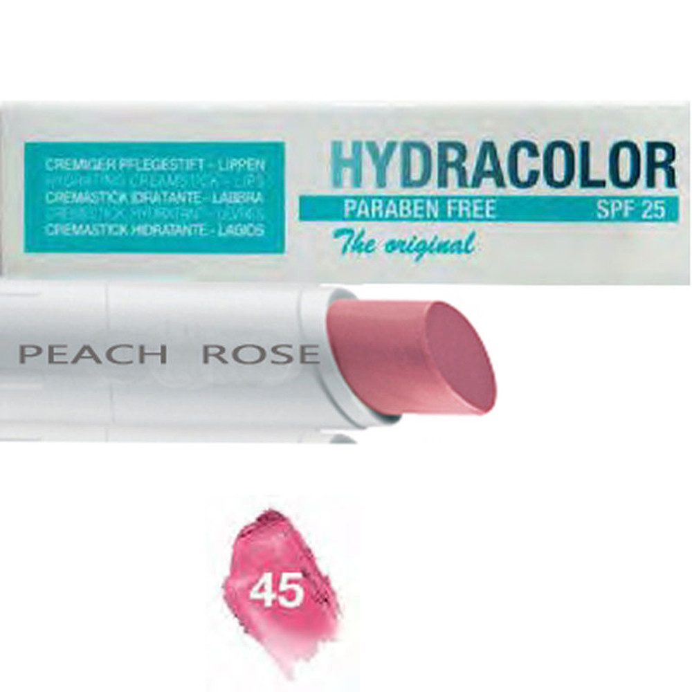 Deborah Milano Lippenpflegestift Hydracolor Lippenpflege Classic ohne Glycerin PEACH ROSE 45