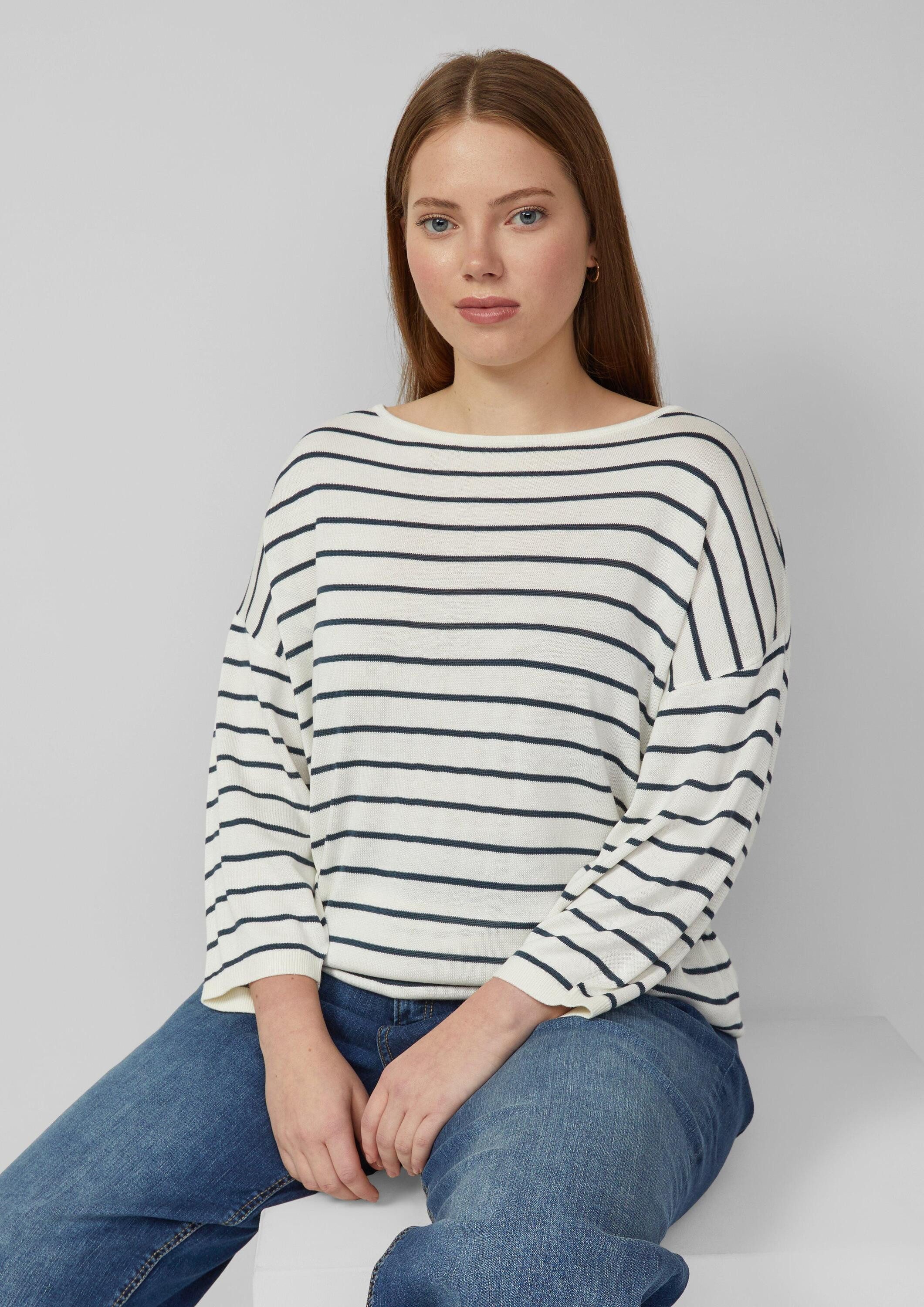 3/4 Arm-Pullover Strickpullover
