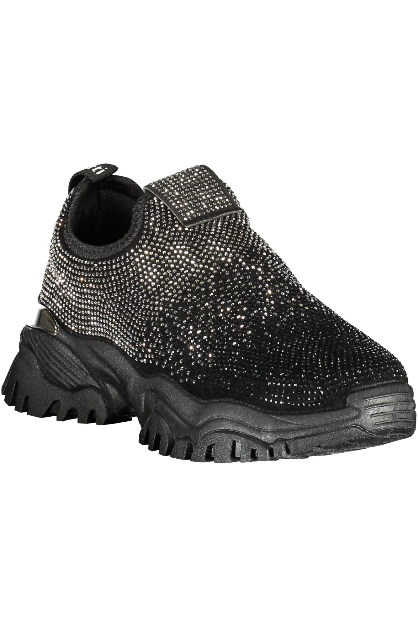Laura Biagiotti Sneaker Eleganter Damensportschuh Schwarz mit Strass und günstig online kaufen