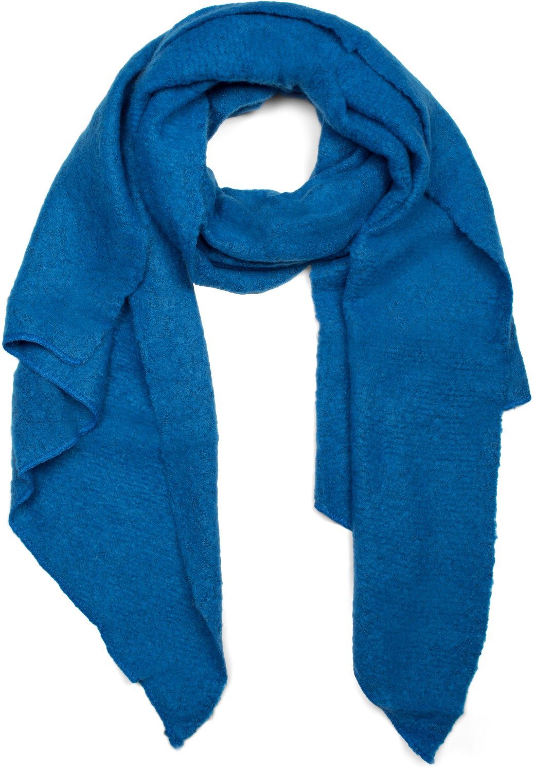 styleBREAKER XXL-Schal Asymmetrischer unifarbener Web Schal, (1-St)