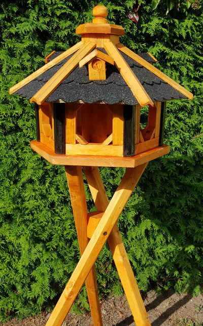 Holzdekoladen Vogelhaus Vogelhaus mit Ständer 48x33 cm Größe L Typ 9