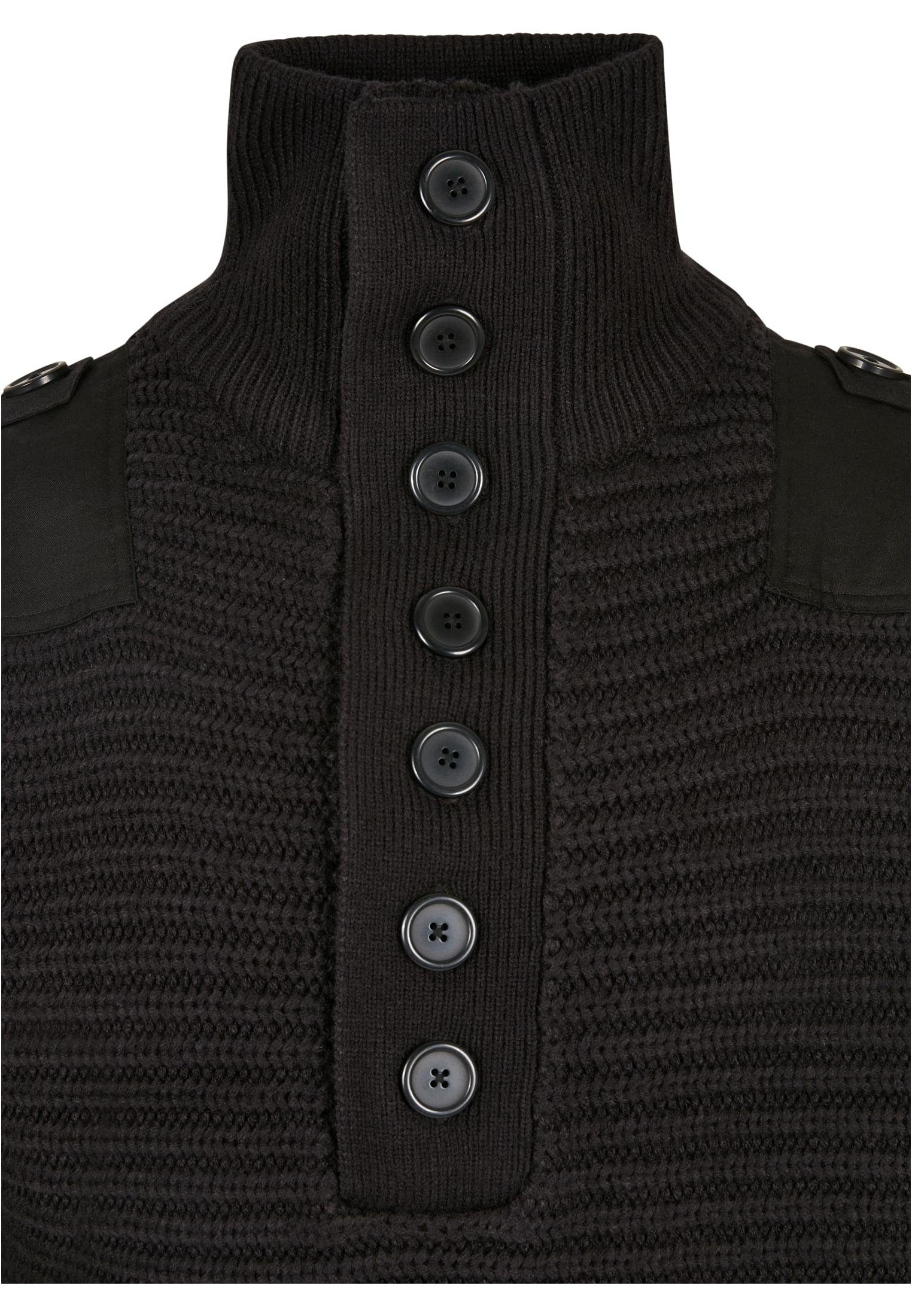 Brandit Kapuzenpullover black (1-tlg) Herren Alpin Pullover