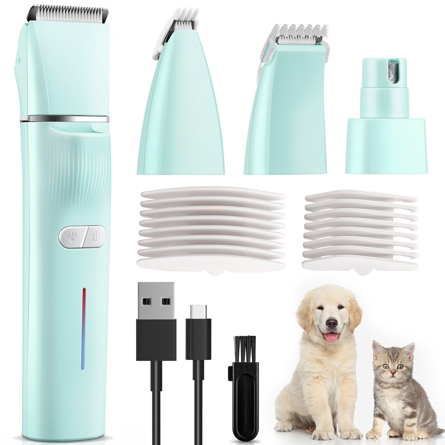 Hundeschermaschine Schermaschine Elektrische Tierhaarschneidemaschine Set