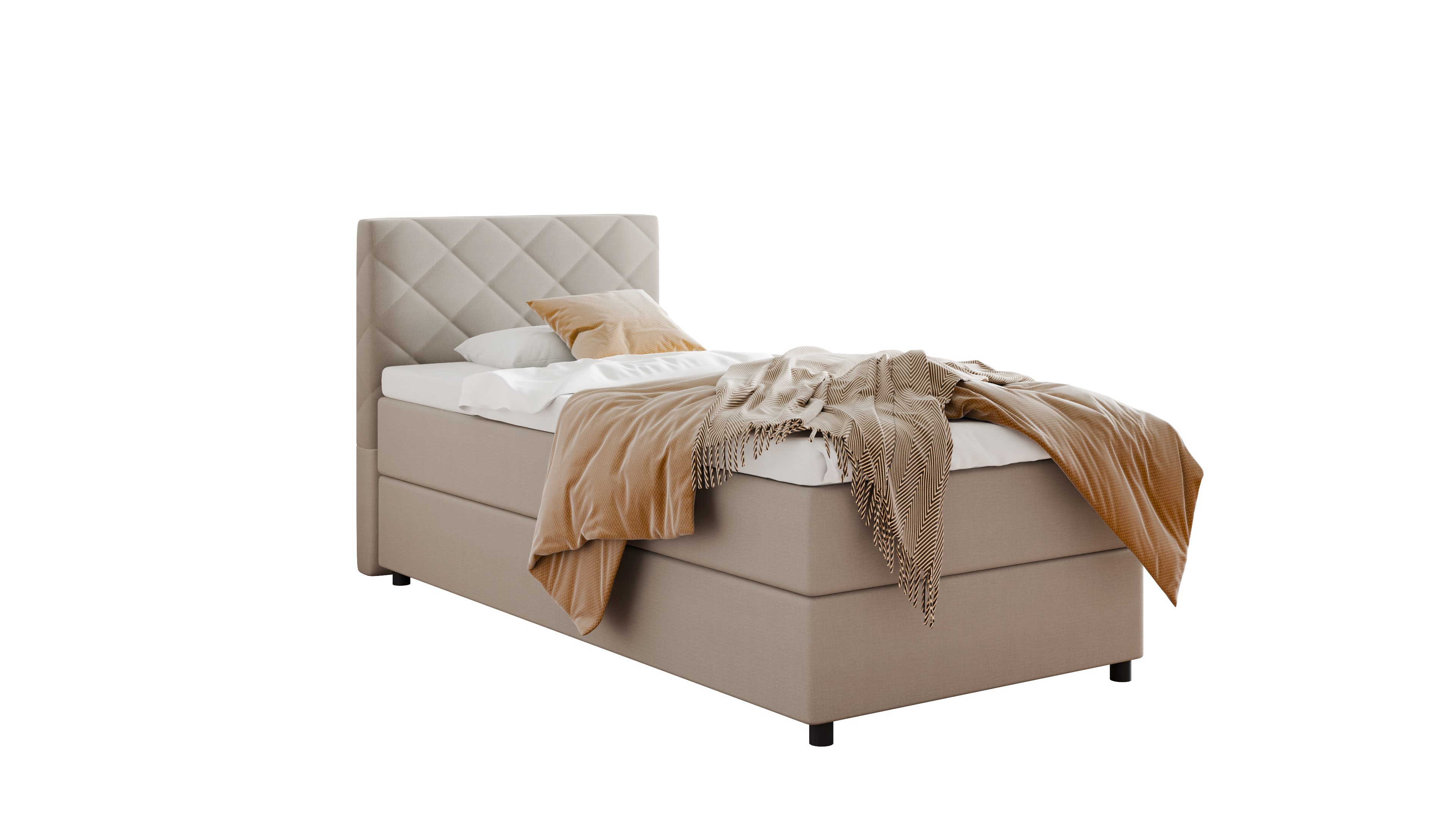 PANDA MÖBEL GmbH Boxspringbett DIAMARO 90x200, günstig online kaufen