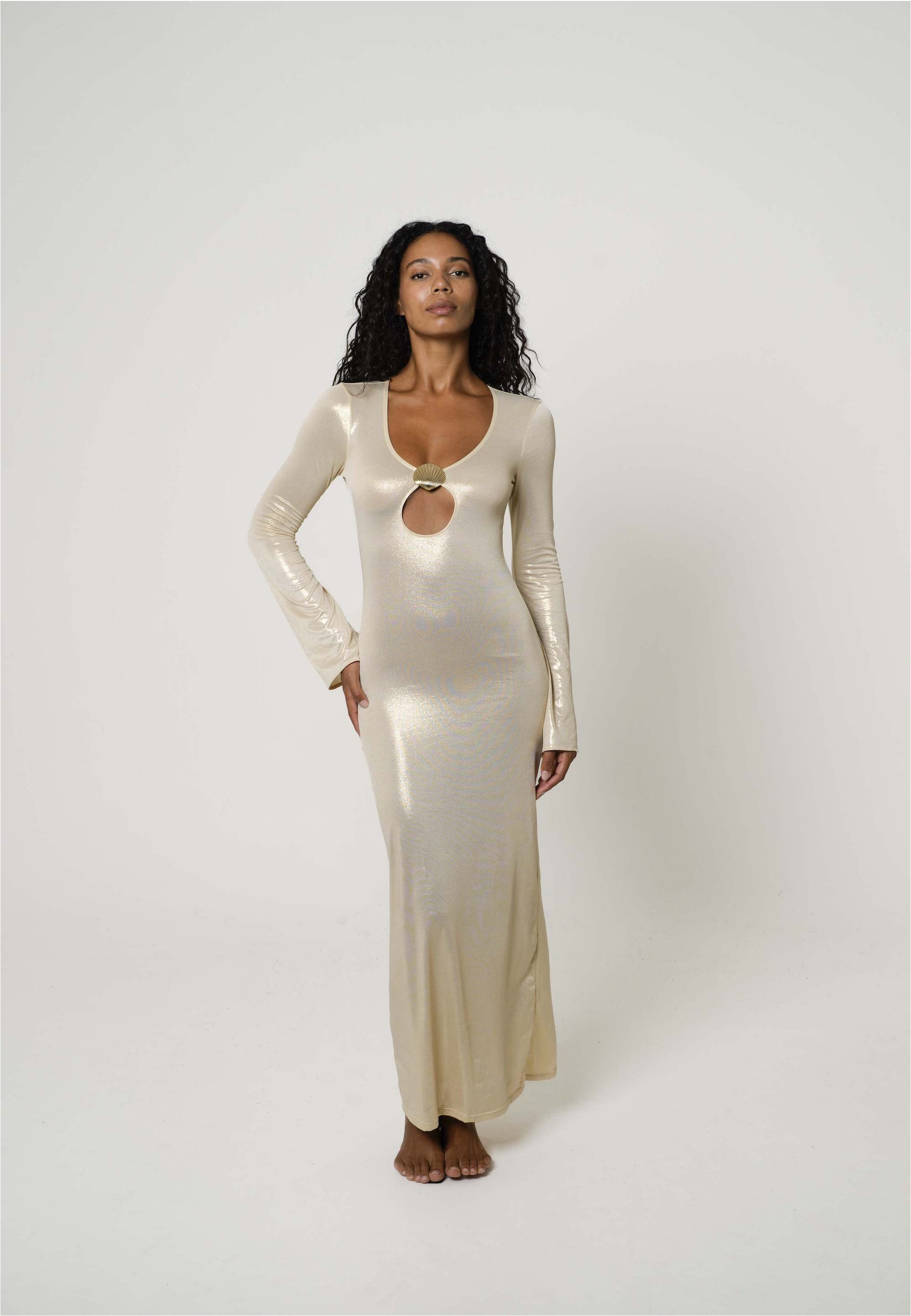 Moda Minx Jerseykleid Scallop Shell (1-tlg) mit tollem Muschel-Element