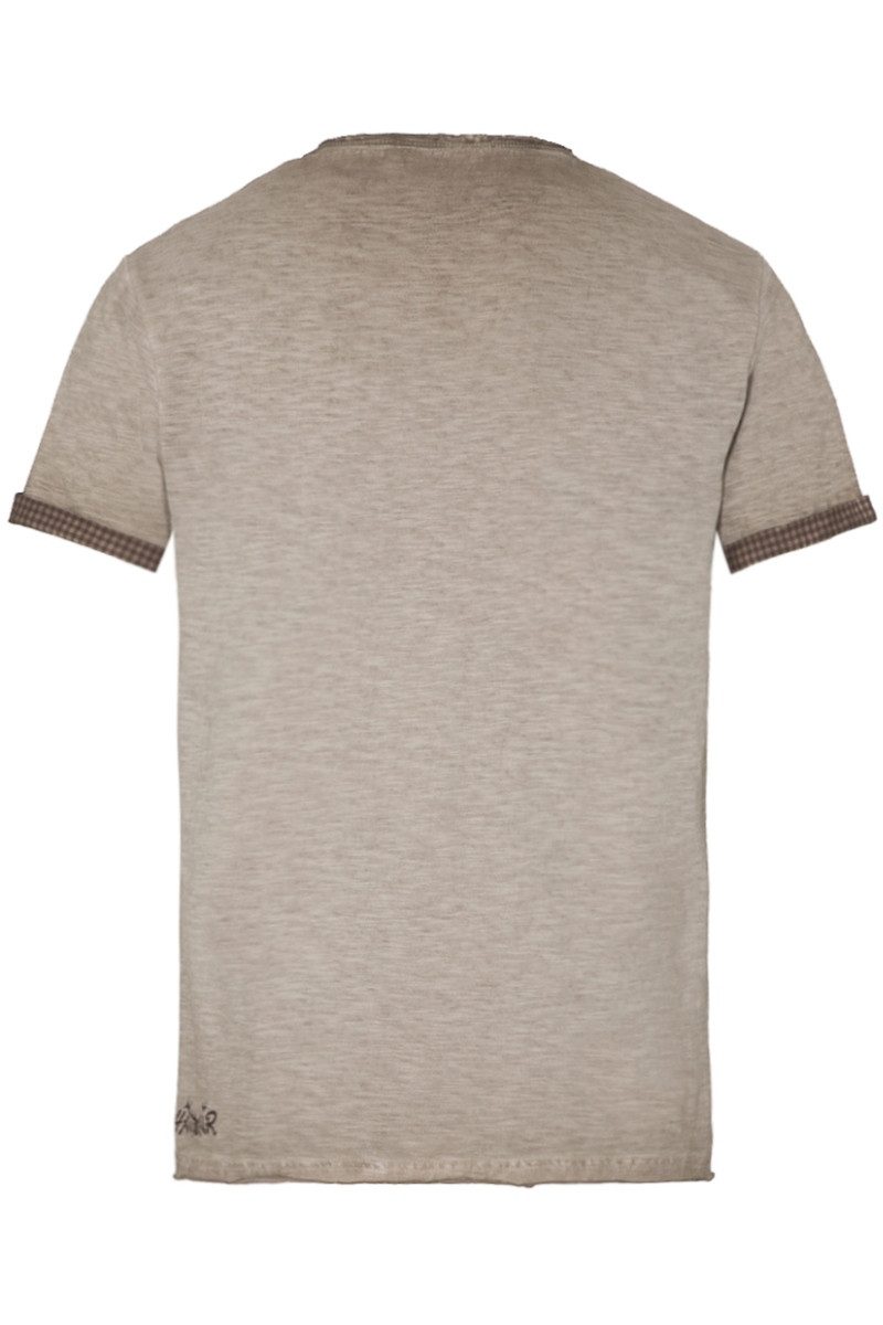Hangowear Flaschenöffner Trachtenshirt Herren - DURST BLEIBT - grau – Bild 2 von 2